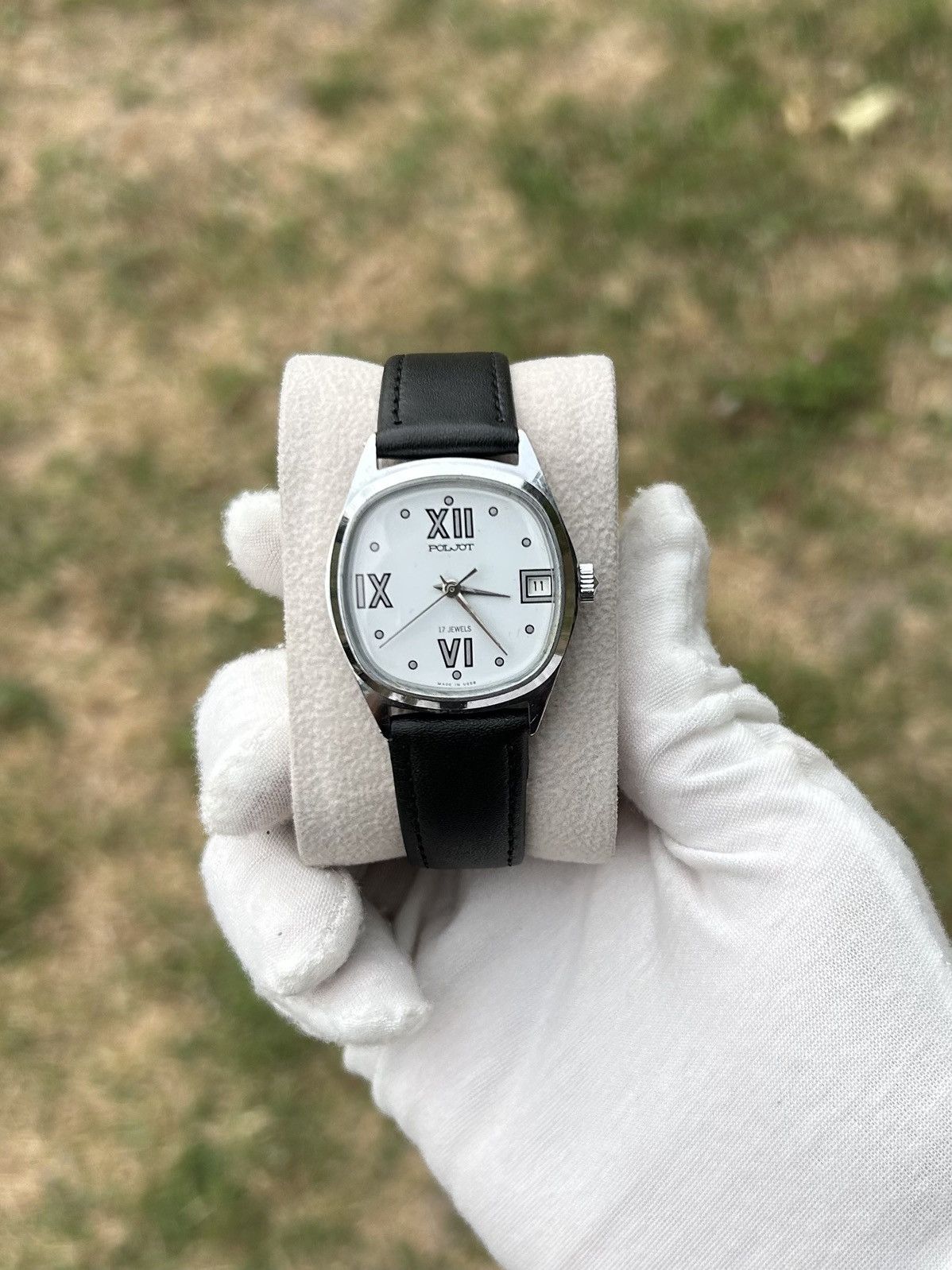 Vintage Vintage Watch Poljot Small USSR Soviet Mechanical 1980s Size ONE SIZE - 8 Thumbnail