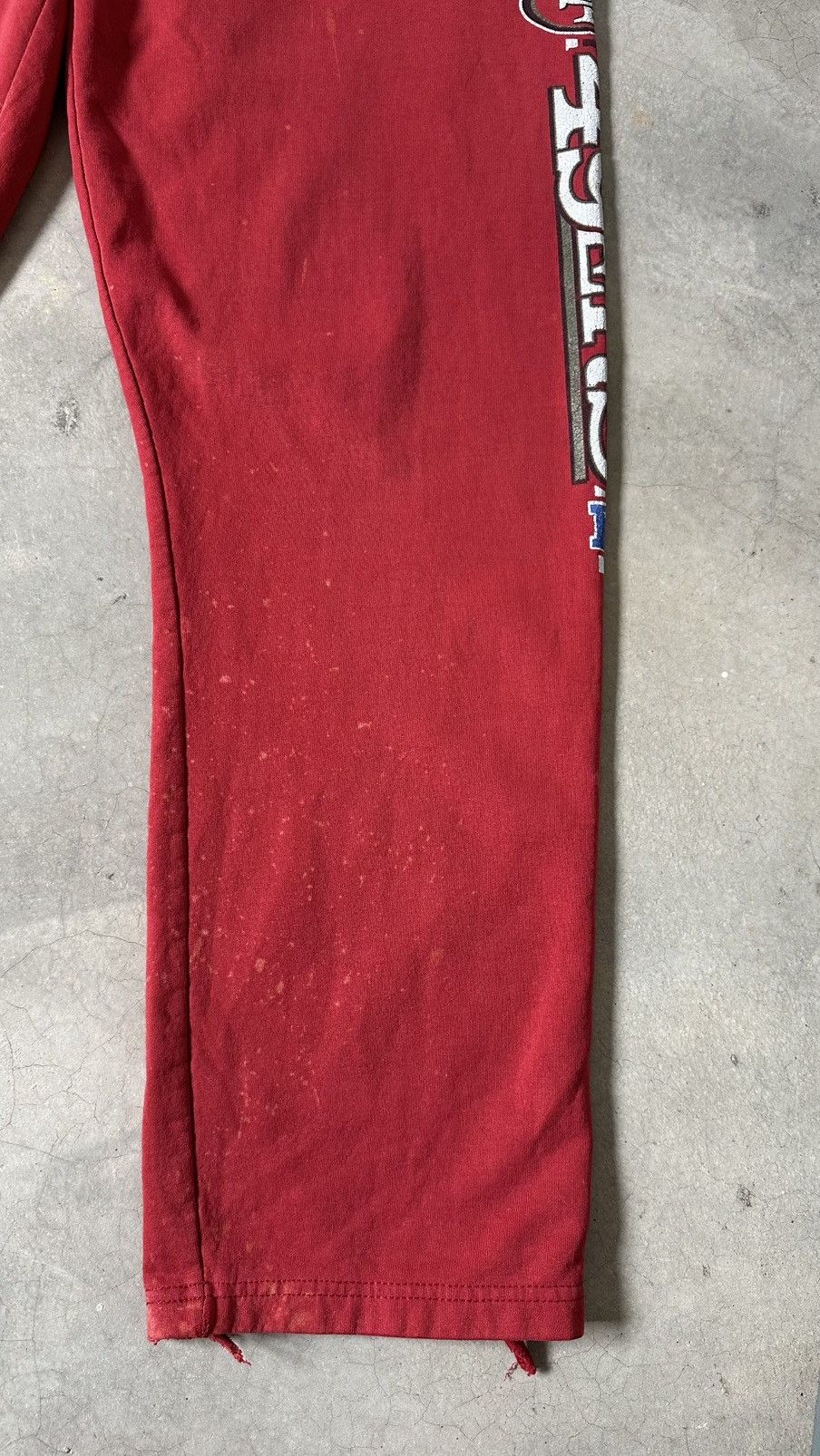 NFL VINTAGE NFL 49ERS WELL WORN SWEATPANT Size US 36 / EU 52 - 4 Thumbnail