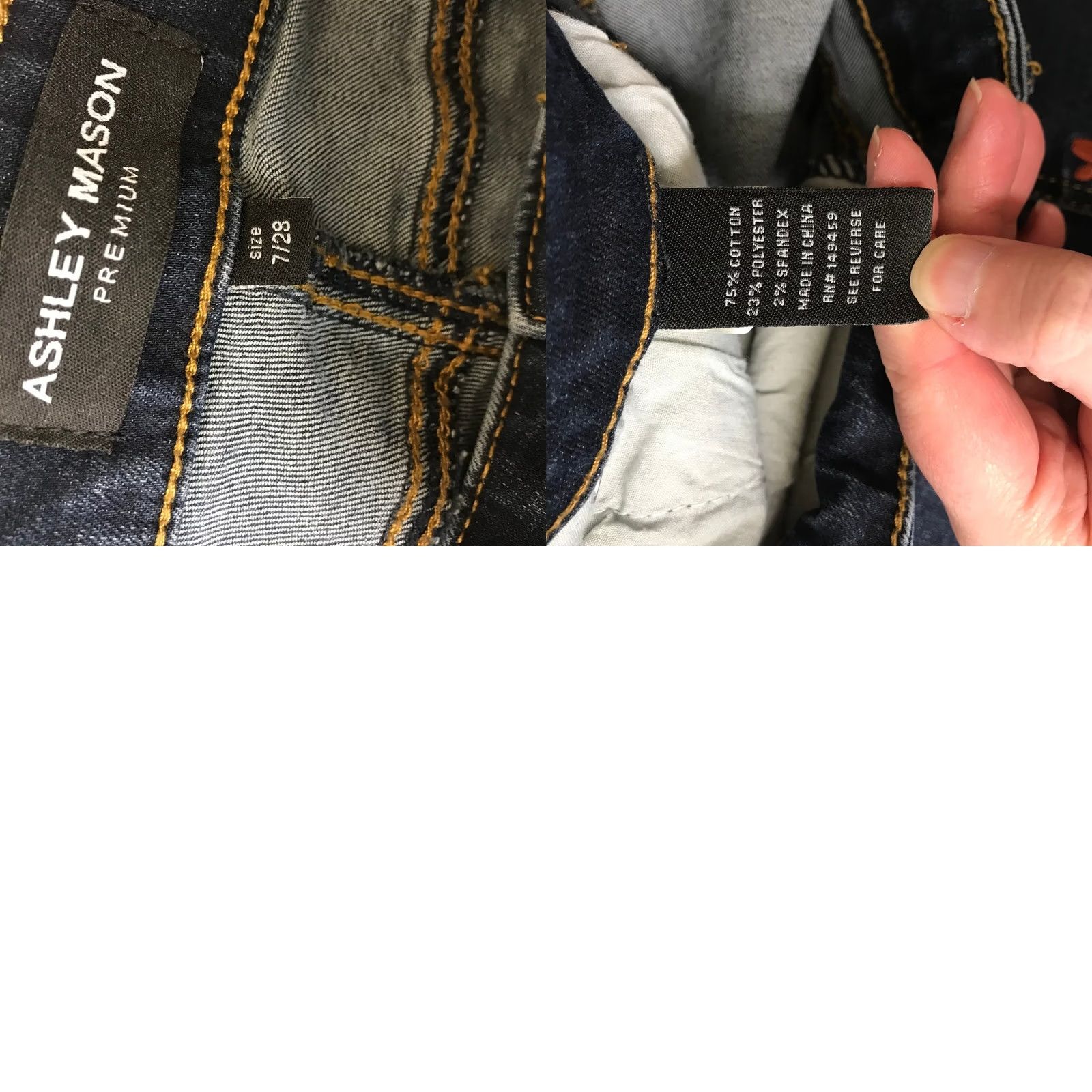 Vintage VINTAGE Ashley Mason Premium? (Error) Size 28" / US 6 / IT 42 - 8 Thumbnail
