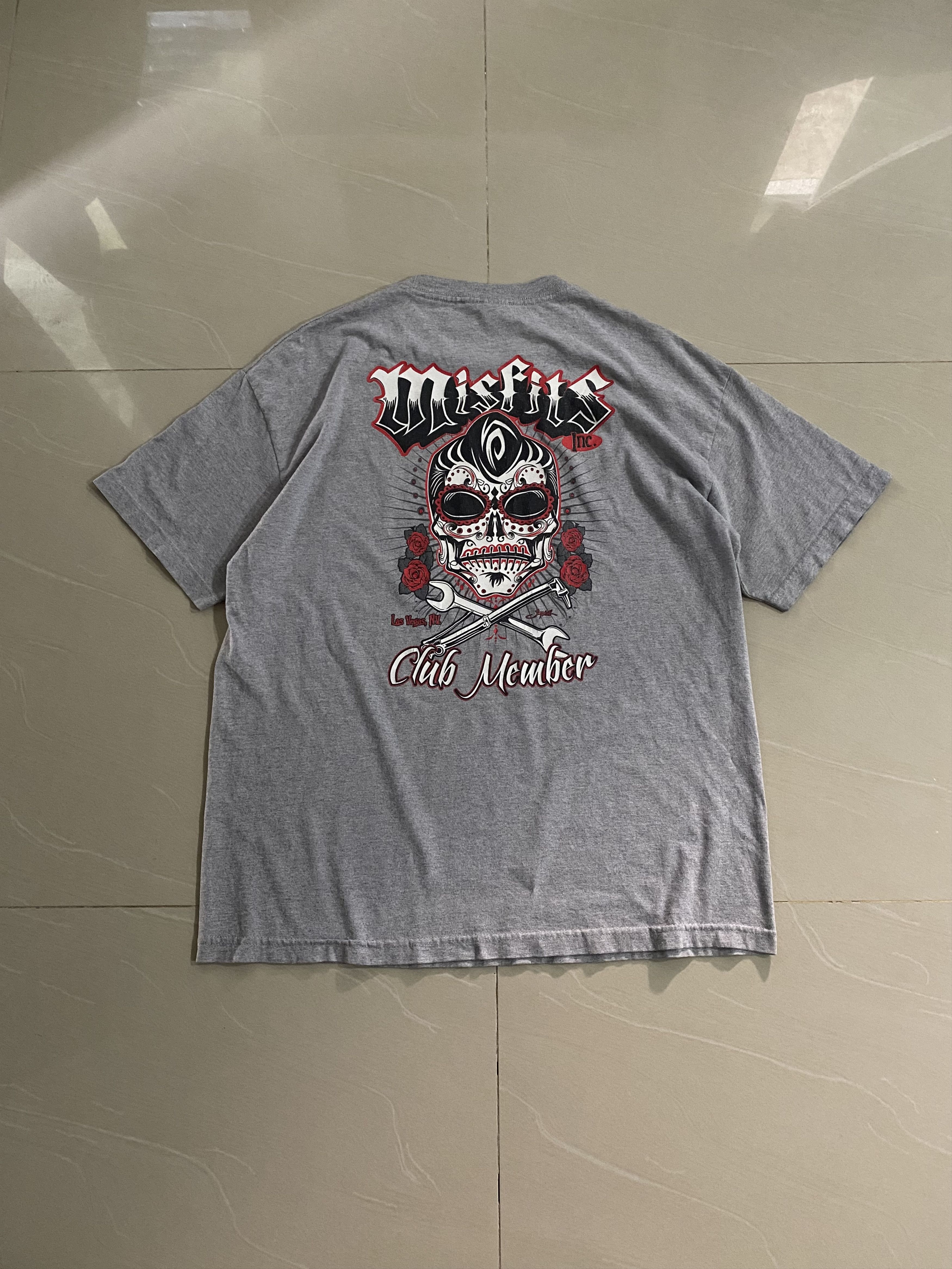 Band Tees Vintage Misfits Club Member Las Vegas Size US XL / EU 56 / 4 - 1 Thumbnail