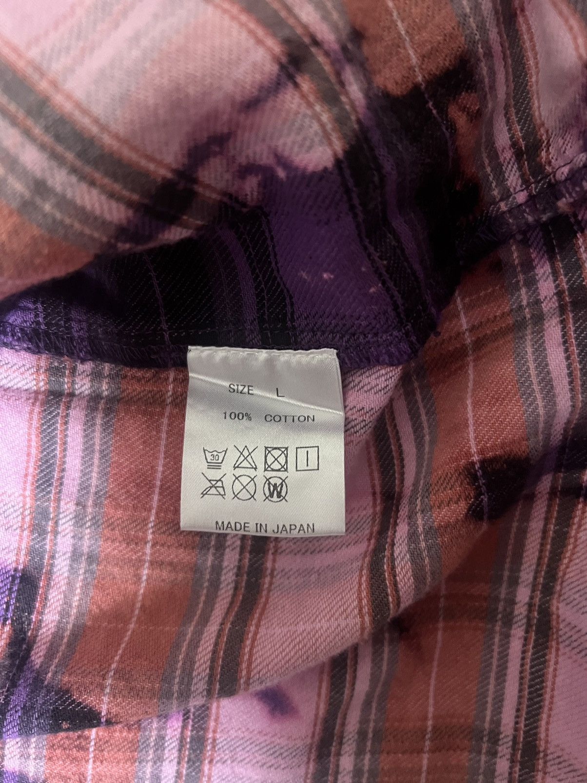 Vlone Vlone Bleached Runway Flannel Size US L / EU 52-54 / 3 - 5 Thumbnail