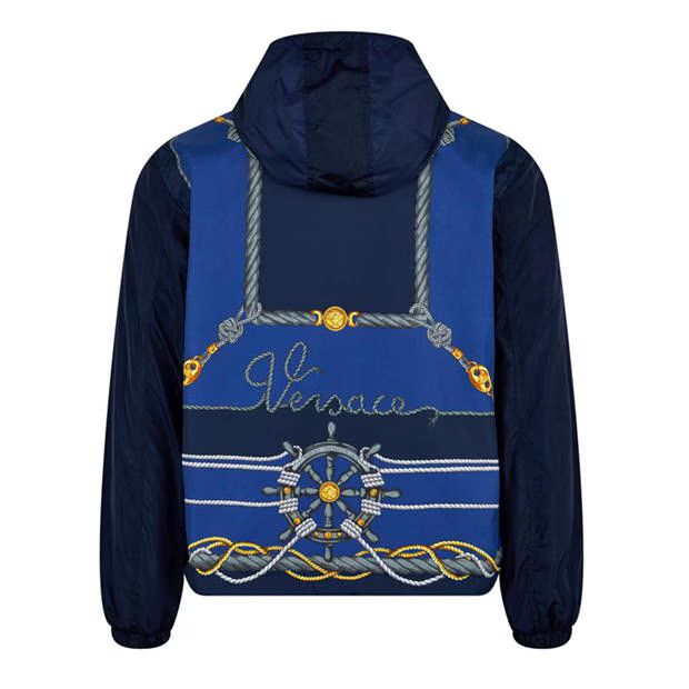 Versace o1g2r1mq0824 Nautical Windbreaker Jackets in Multicolor Size US M / EU 48-50 / 2 - 2 Thumbnail