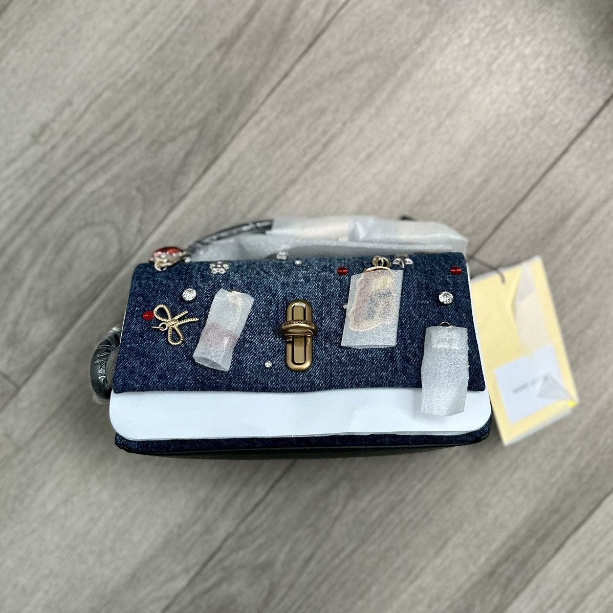 Marc Jacobs Marc Jacobs The Trinket Charm Denim Mini Dual Bag NWT Size ONE SIZE - 10 Thumbnail