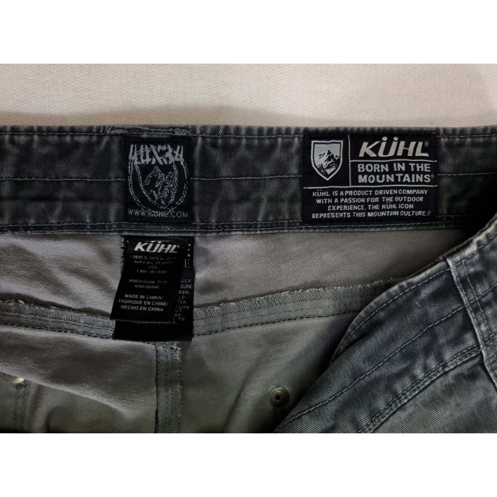 Vintage VINTAGE Kuhl Jeans Rydr Black Cotton Spandex Womens 16S 40/34 JeansWomen Straight Black 16S Size 38" / US 16 / IT 52 - 3 Thumbnail