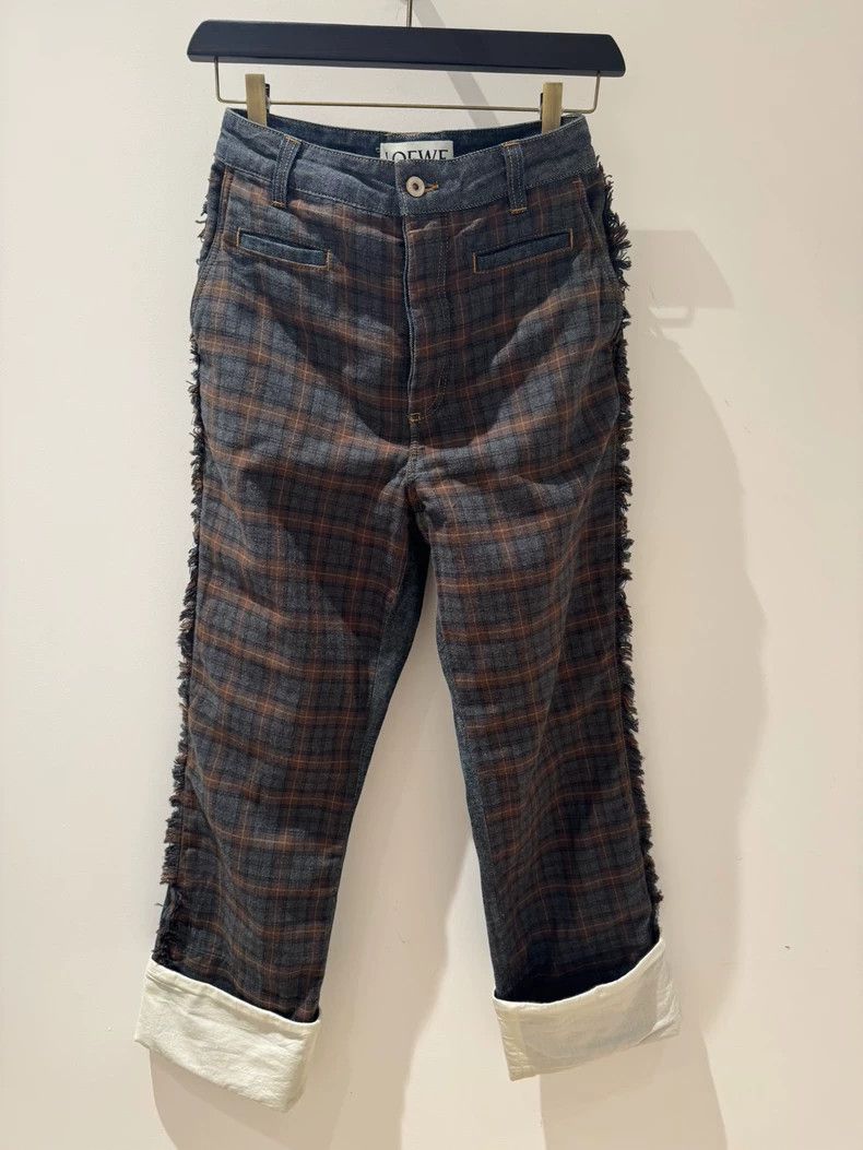 Loewe Loewe White hemmed jeans Size 30" / US 8 / IT 44 - 1 Thumbnail