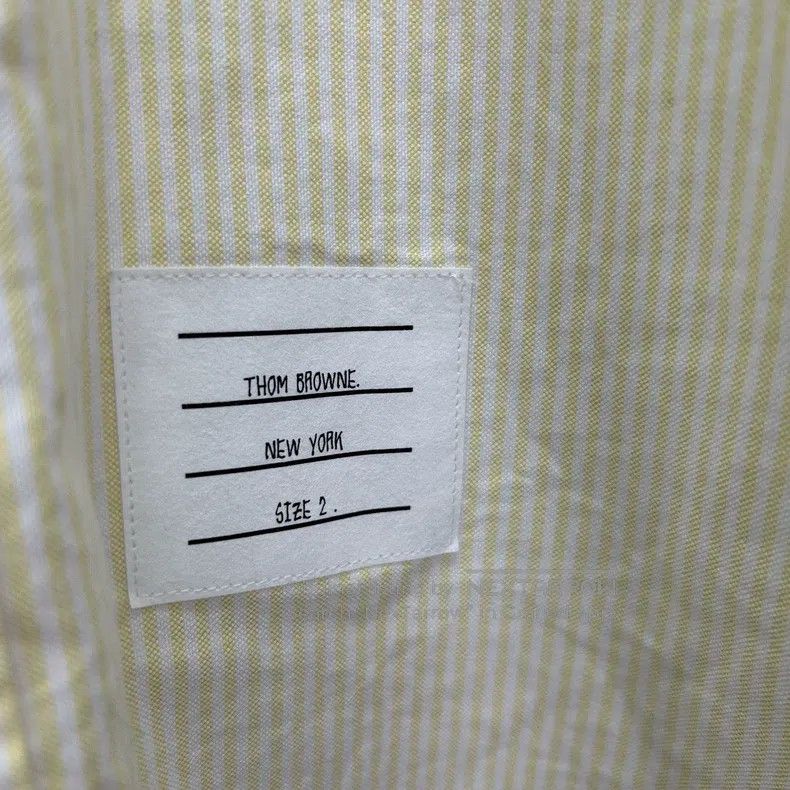 Thom Browne Thom Browne Beige Short Sleeve Shirt Size US M / EU 48-50 / 2 - 3 Thumbnail