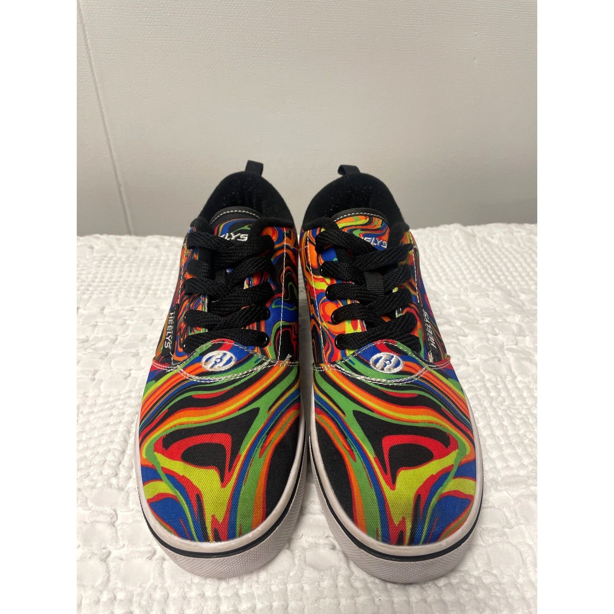 Heelys Skate Men\'s Shoes/Sneakers Rainbow Swirl design Size 7 SKU 2120 Heelys Heelys Skate Men main image 2