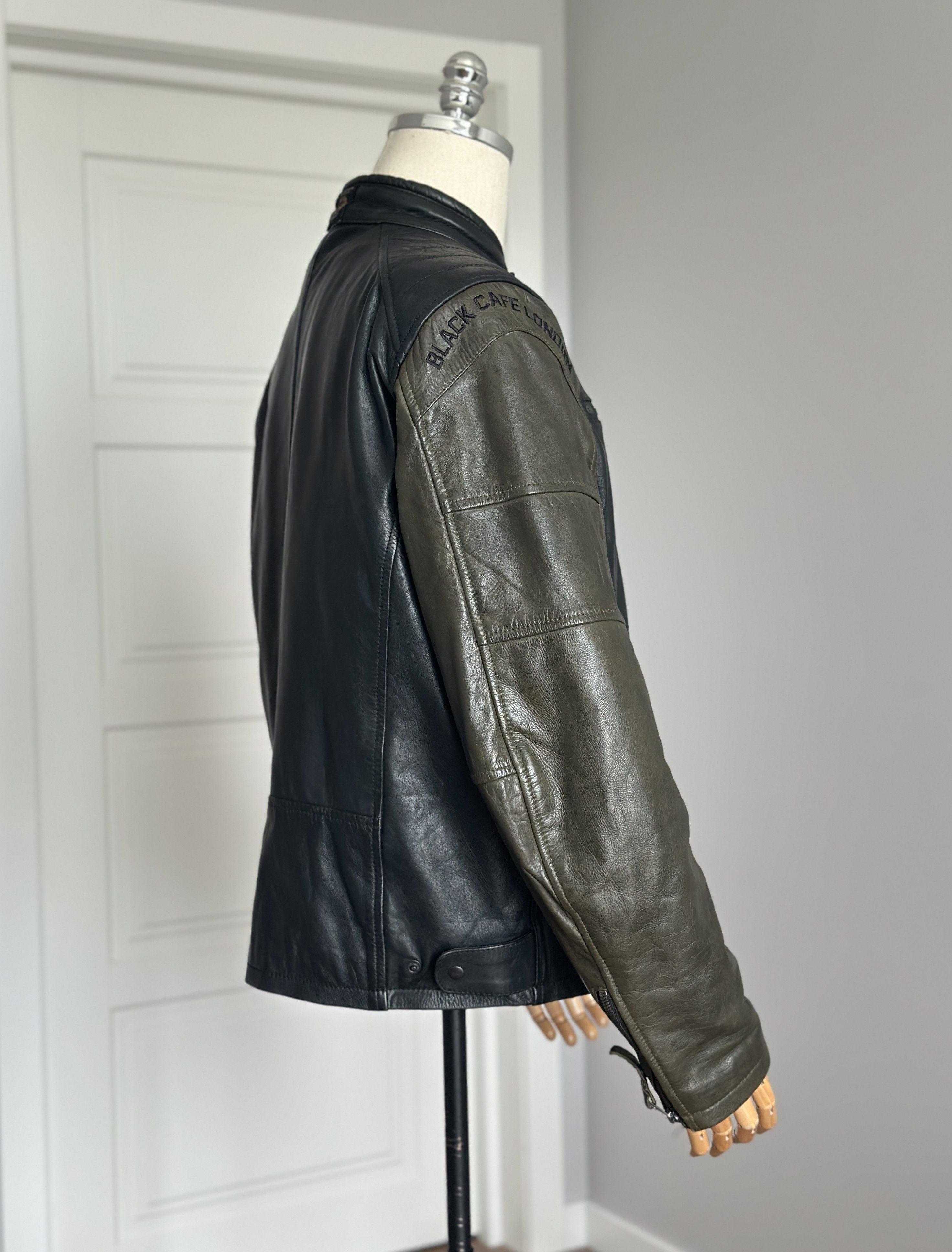 Other BLACK CAFE London Leather Jacket With Removable Lining L-XL Size US XL / EU 56 / 4 - 7 Thumbnail