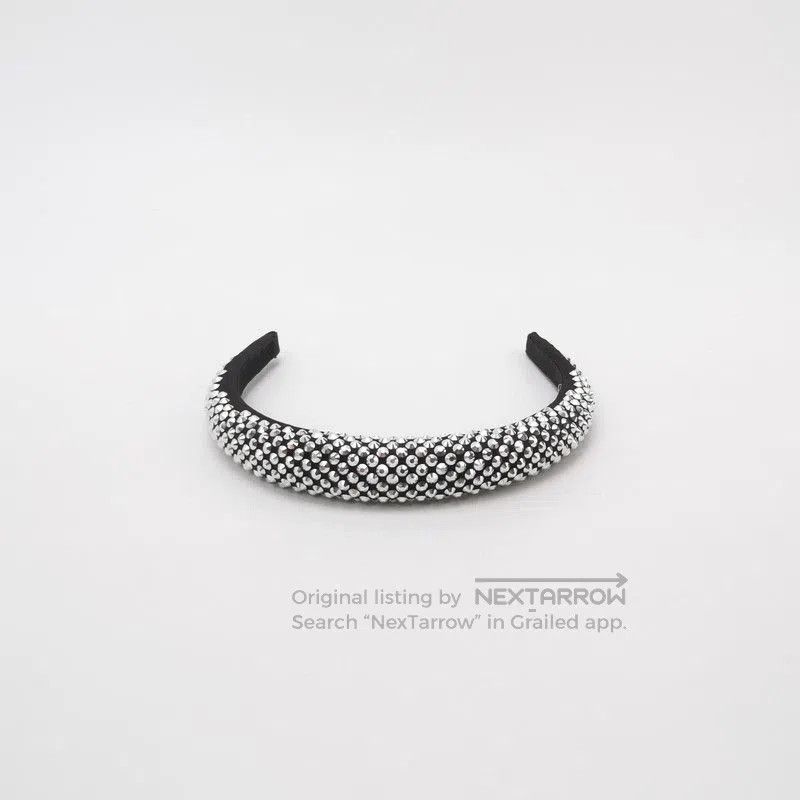 Prada Prada Colorful Crystal Satin Headband. Size ONE SIZE - 2 Thumbnail