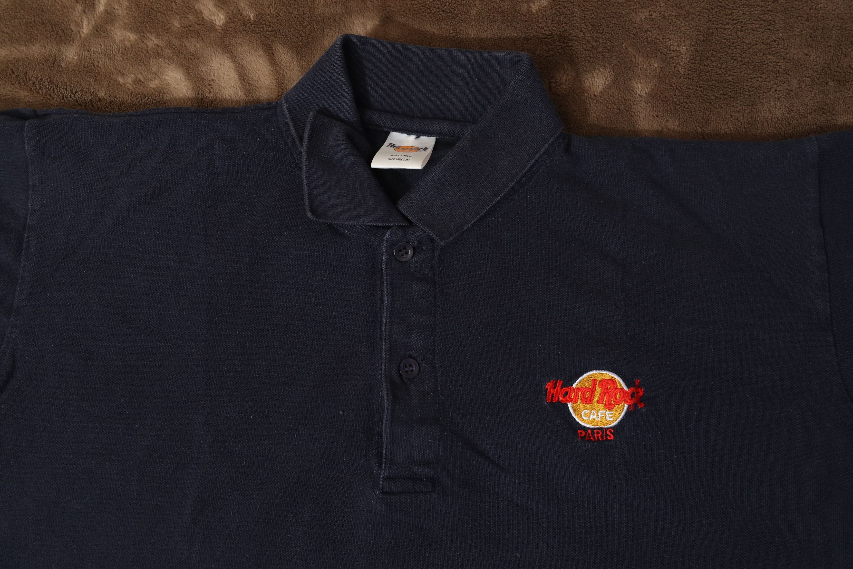 Hard Rock Cafe Vintage Hard Rock Cafe Paris Polo Shirt (M) Size US M / EU 48-50 / 2 - 4 Thumbnail