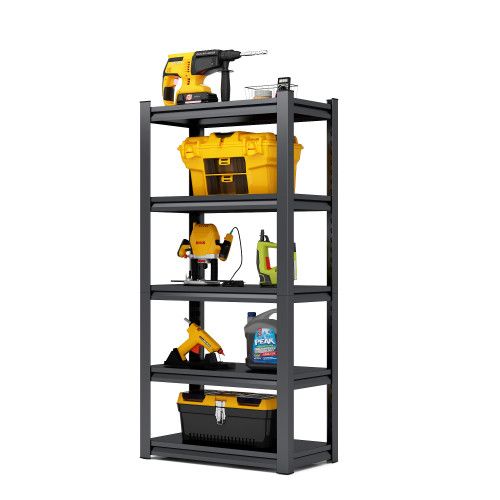 Designer × Homemade 35.4"W x 15.7"D x 72"H Heavy Duty 5-Tier Metal Shelving Unit Size US L / EU 52-54 / 3 - 4 Thumbnail