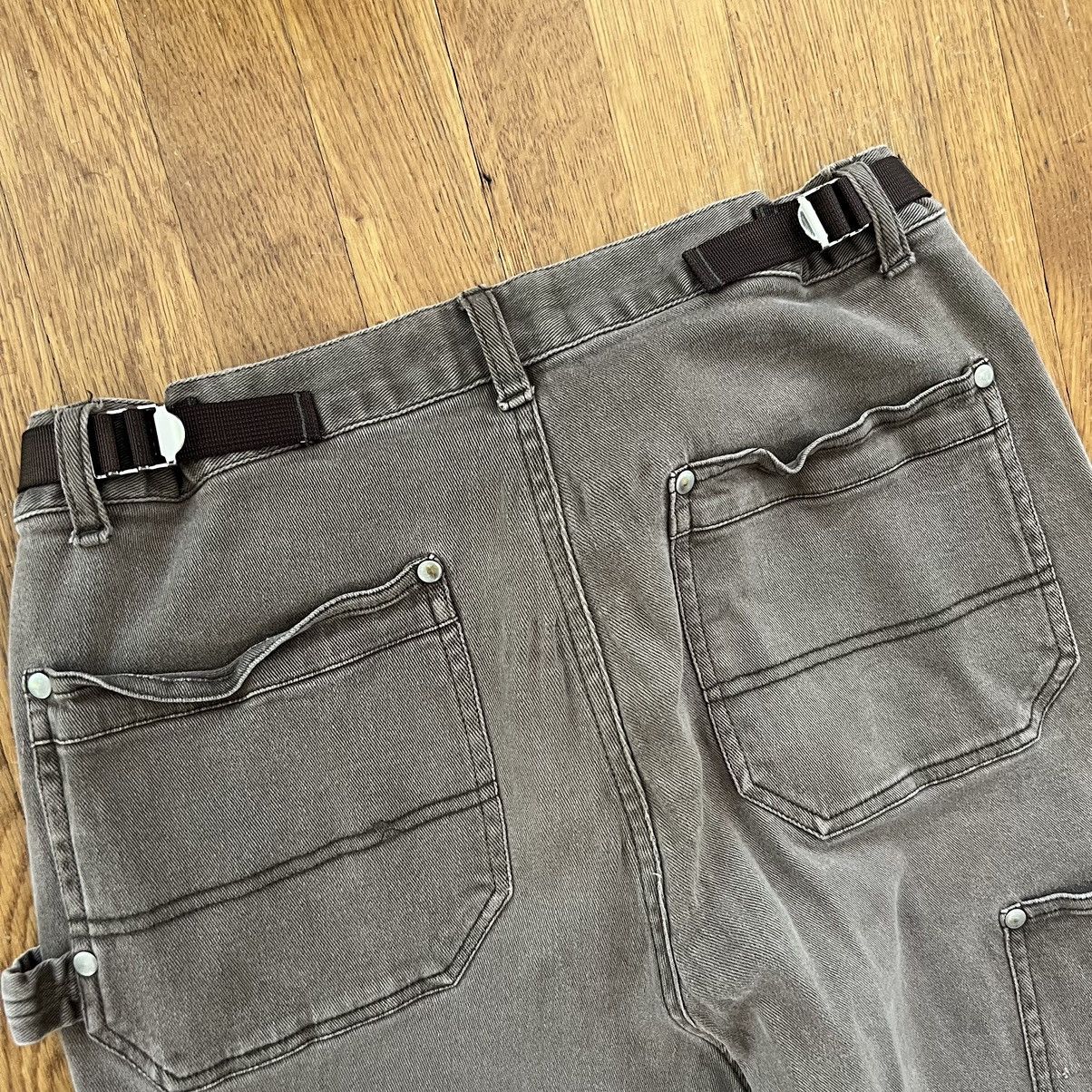 Vuja De Vuja De Carpenter Flare Brown With Zips Size US 33 - 4 Thumbnail