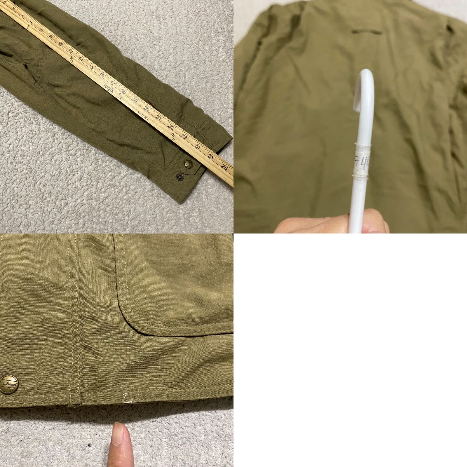 Vintage VINTAGE L.L. Bean Mens XLT Jacket Brown Field Coat Corduroy Collar Convertible Trench Size US XL / EU 56 / 4 - 9 Thumbnail