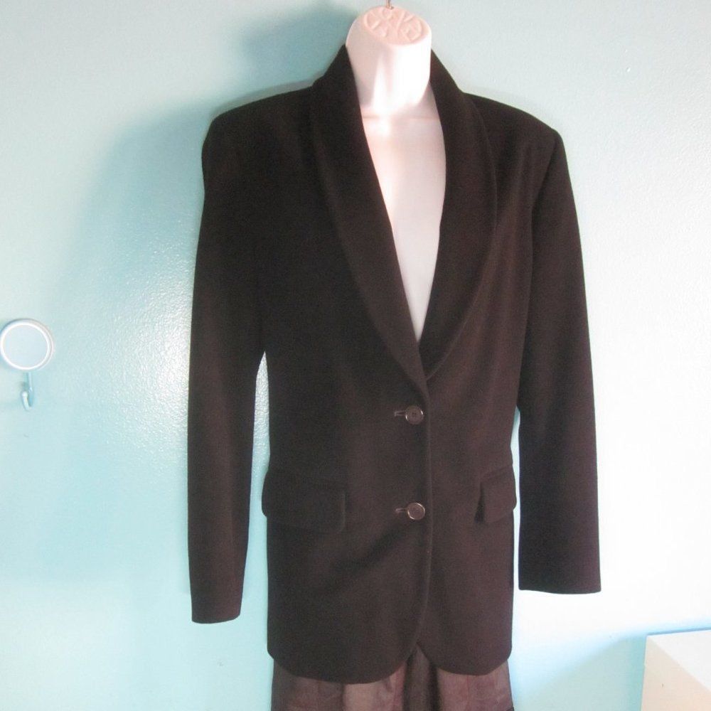 Anne Klein Anne Klein 2 Size XS (Fits M) Black Vintage Blazer Size M / US 6-8 / IT 42-44 - 1 Thumbnail