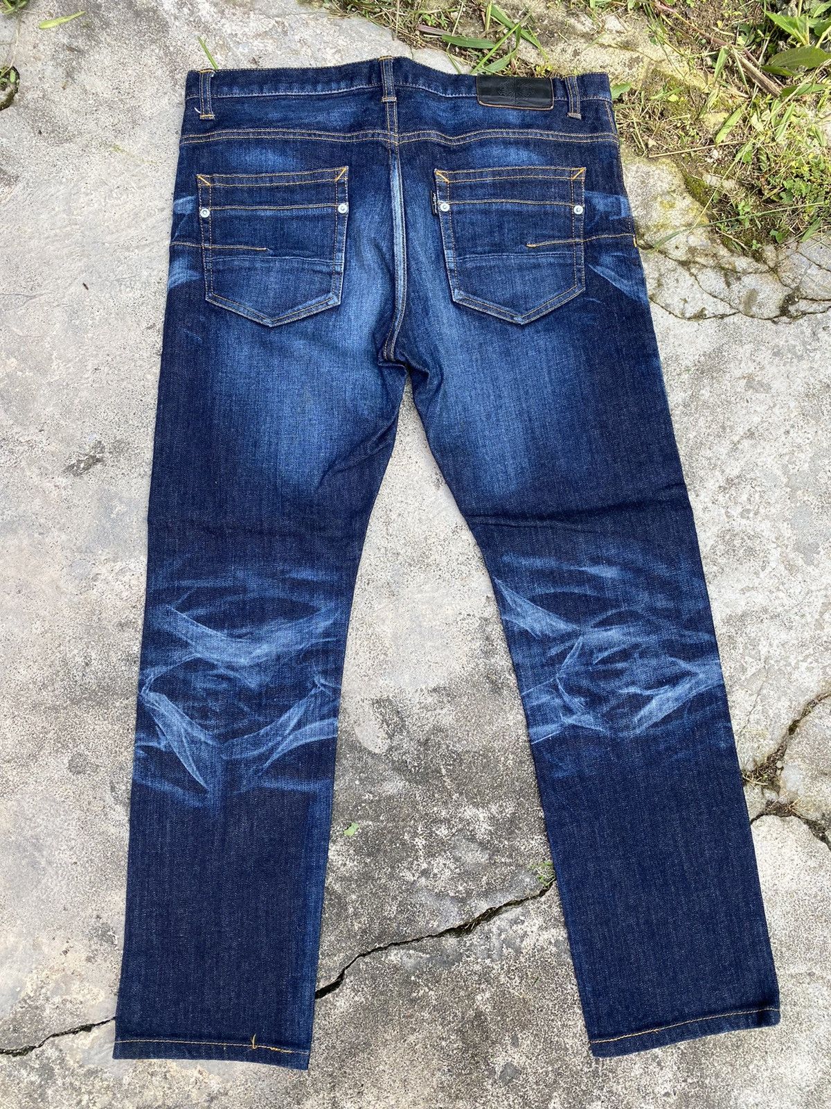 Tornado Mart 🔥 Made in Japan 🔥 Vintage Tornado Mart Denim Pants Size US 35 - 6 Thumbnail