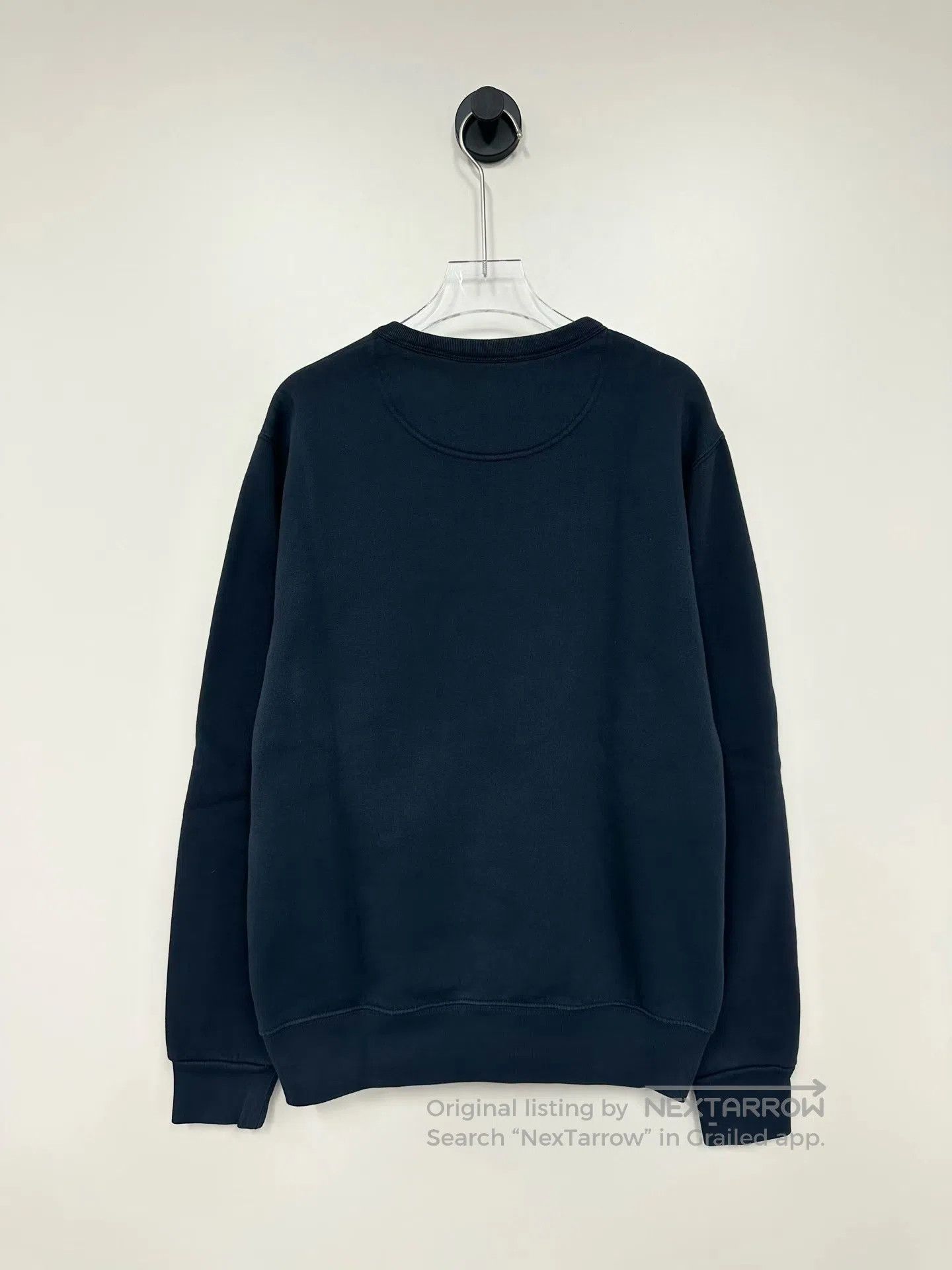 Burberry Burberry Navy Blue Embroidered Battle Horse Letter Logo Lo Size US S / EU 44-46 / 1 - 2 Thumbnail