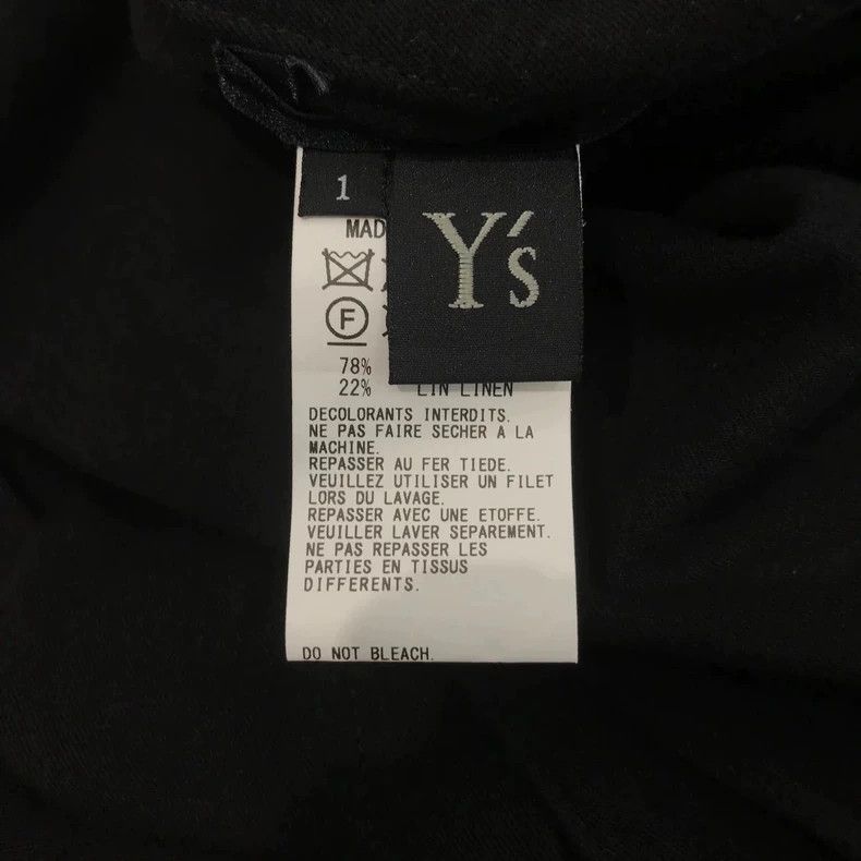 Y's Y's Asymmetric bonded printed sleeveless shirt Size US S / EU 44-46 / 1 - 7 Thumbnail