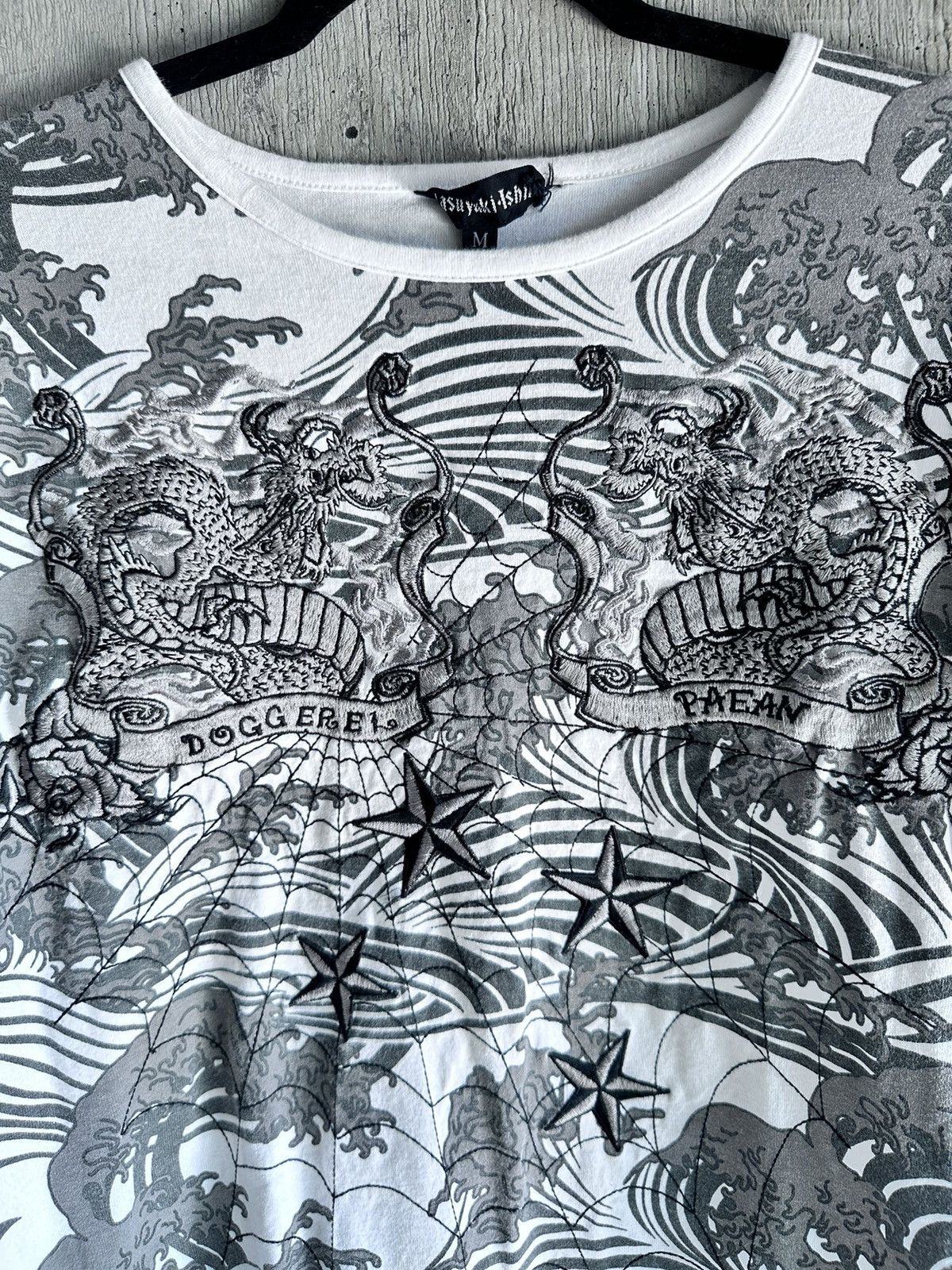 Yasuyuki Ishii YASUYUKI ISHII TATTOO EMBROIDERED SHIRT Size US M / EU 48-50 / 2 - 3 Thumbnail
