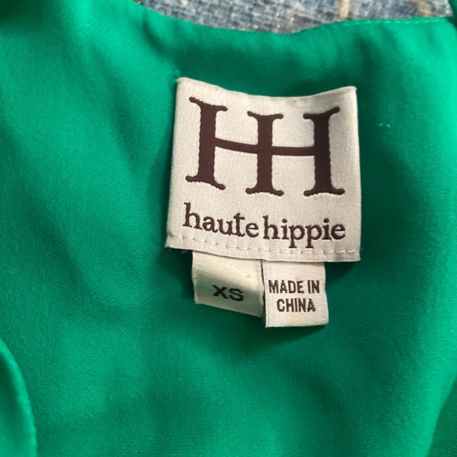 Haute Hippie Haute Hippie Green Faux Wrap silk halter dress XS Size XS / US 0-2 / IT 36-38 - 5 Thumbnail