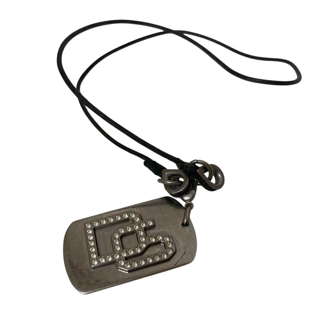 アクセサリー D&G cross dog tag leather necklace アクセサリー D&G cross dog tag leather necklace Dolce