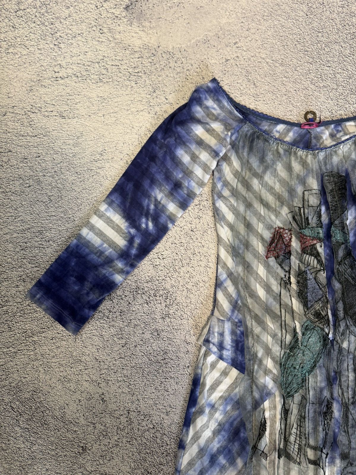 Other Save The Queen Dress Y2K Avant Garde Mesh Italy XS S Tie Dye Size XS / US 0-2 / IT 36-38 - 6 Thumbnail