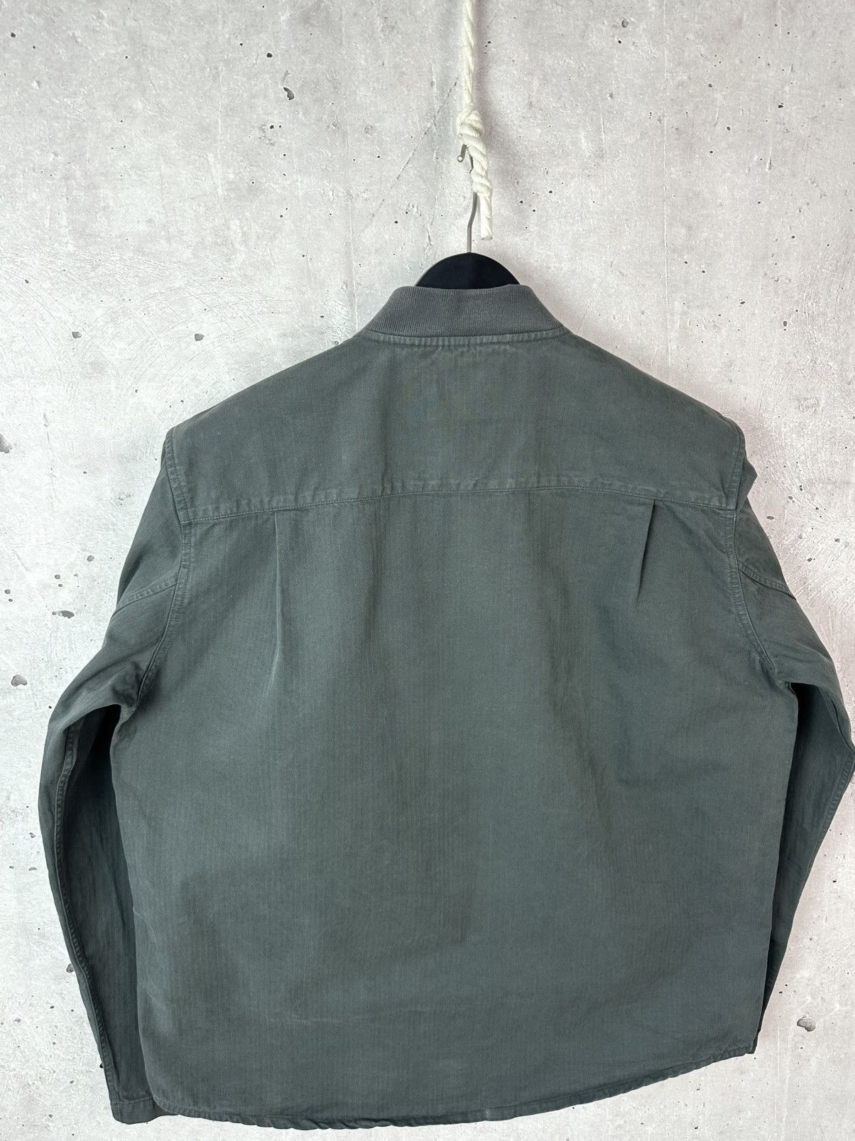 Other Form&Thread Stripped Grey Cotton Long Sleeve Bomber Jacket Size US L / EU 52-54 / 3 - 7 Thumbnail