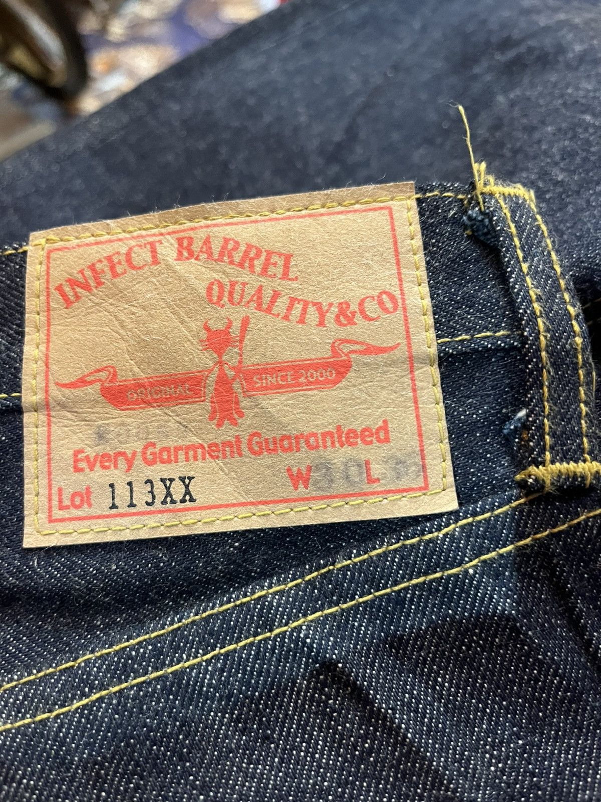 Japanese Brand × Vintage Vintage 00’s Infect Barrel Denim Pants Size US 30 / EU 46 - 4 Thumbnail