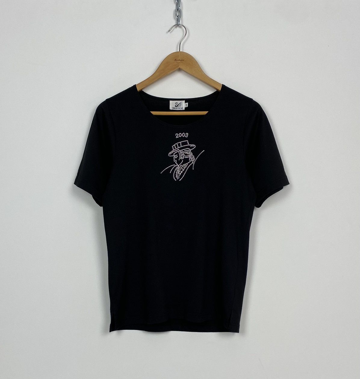 Swarovski Swarovski Short Sleeve T-Shirt Magic Of Dance 2003 Black Top Size S / US 4 / IT 40 - 1 Thumbnail
