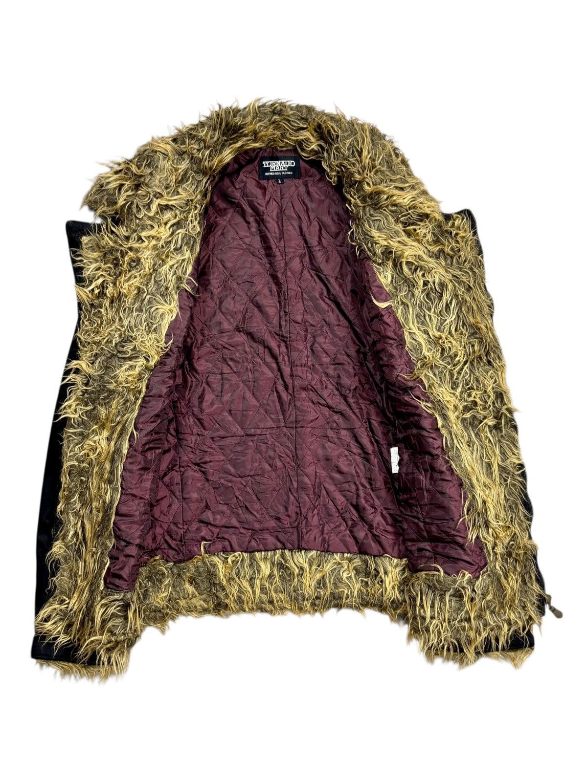 Tornado Mart Archive Tornado Mart - Vkei Style Trim Fur Jacket Size US M / EU 48-50 / 2 - 2 Thumbnail