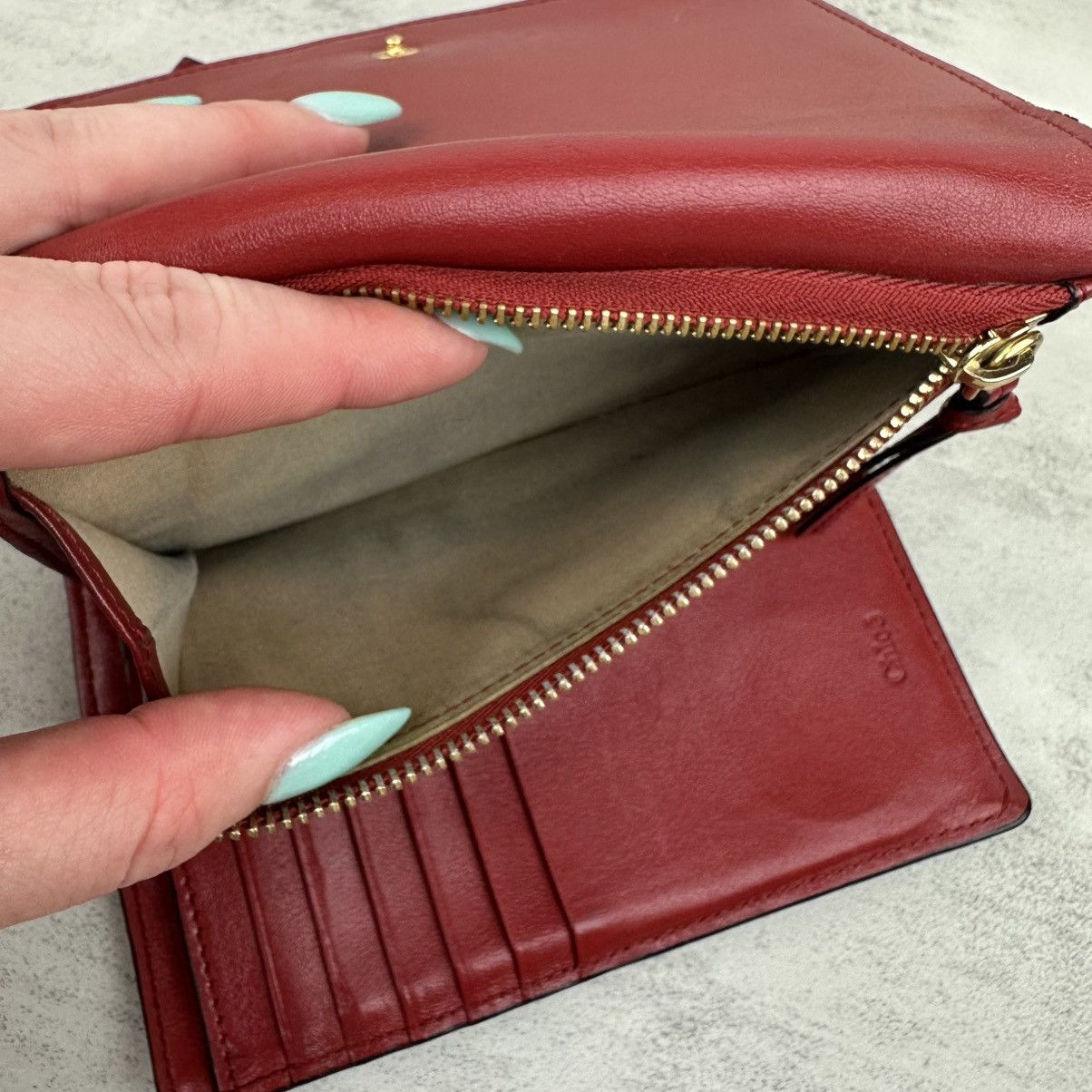 Chloe Chloe Calfskin Alphabet Compact Wallet Size ONE SIZE - 15 Thumbnail