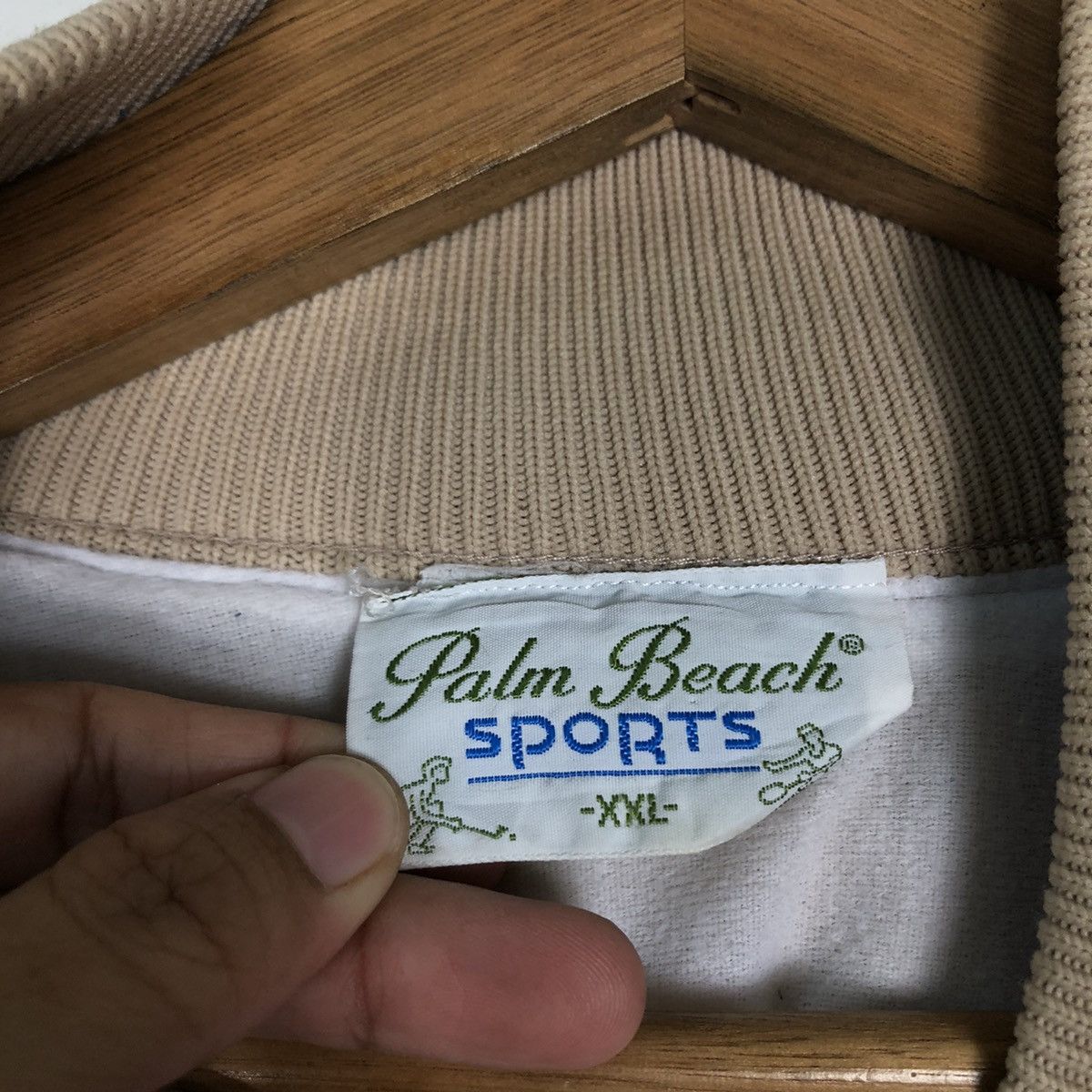 Japanese Brand 🔥 90’s Vtg Bomber Jacket Palm Beach Sports Big Logo Size US XXL / EU 58 / 5 - 16 Thumbnail