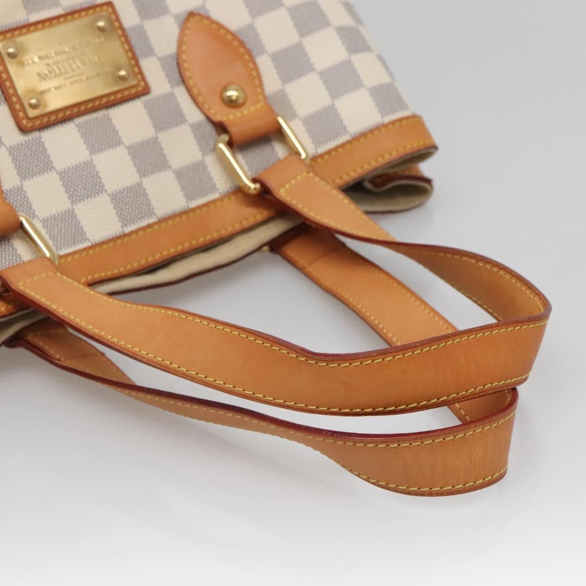 Louis Vuitton LOUIS VUITTON Damier Azur Hampstead PM Tote Bag N51207 Size ONE SIZE - 7 Thumbnail