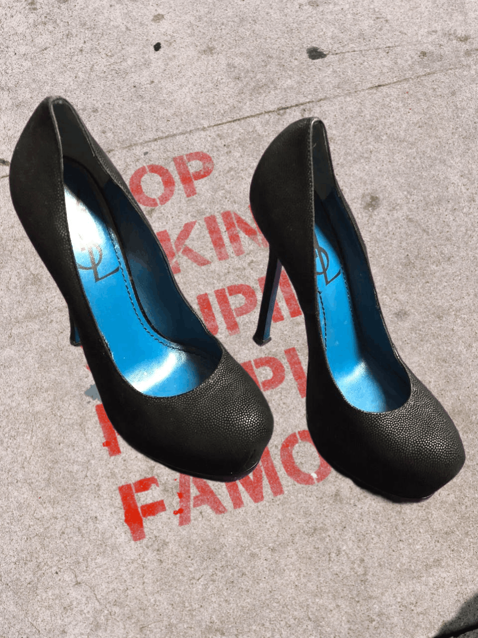 Yves Saint Laurent VINTAGE Yves Saint Laurent Platform Heels Shoes Size US 5 / IT 35 - 1 Thumbnail