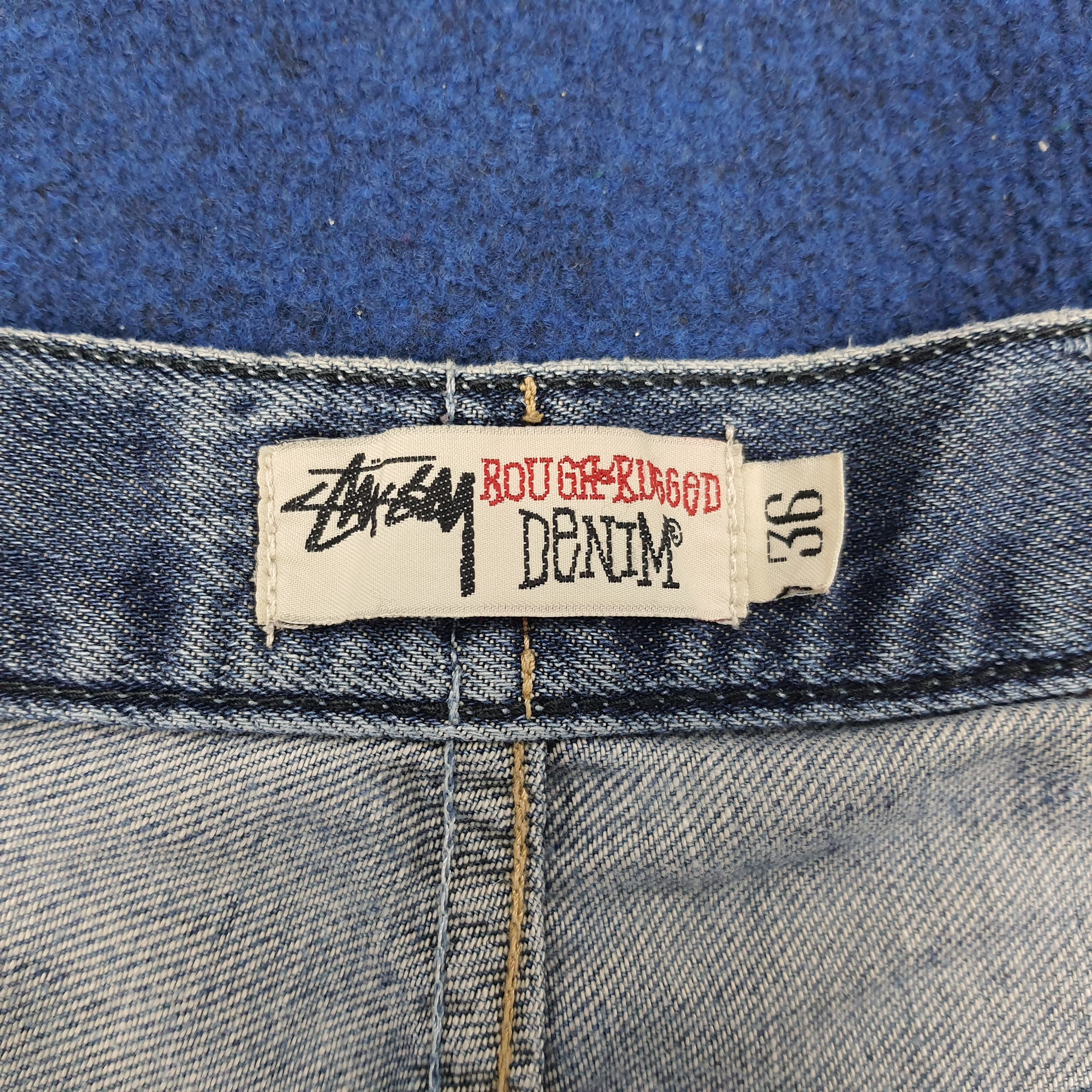 Stussy × Vintage Vintage Stussy Custom Logo Streetwear Jeans Size US 36 / EU 52 - 8 Thumbnail
