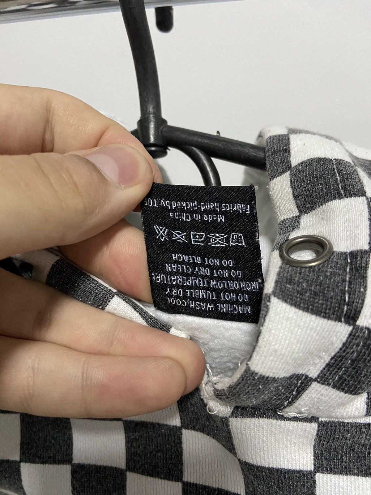 CHILDS × Vintage Childish Vintage Skate Hoodie Big Logo Check Mesh Y2K Size US M / EU 48-50 / 2 - 6 Thumbnail
