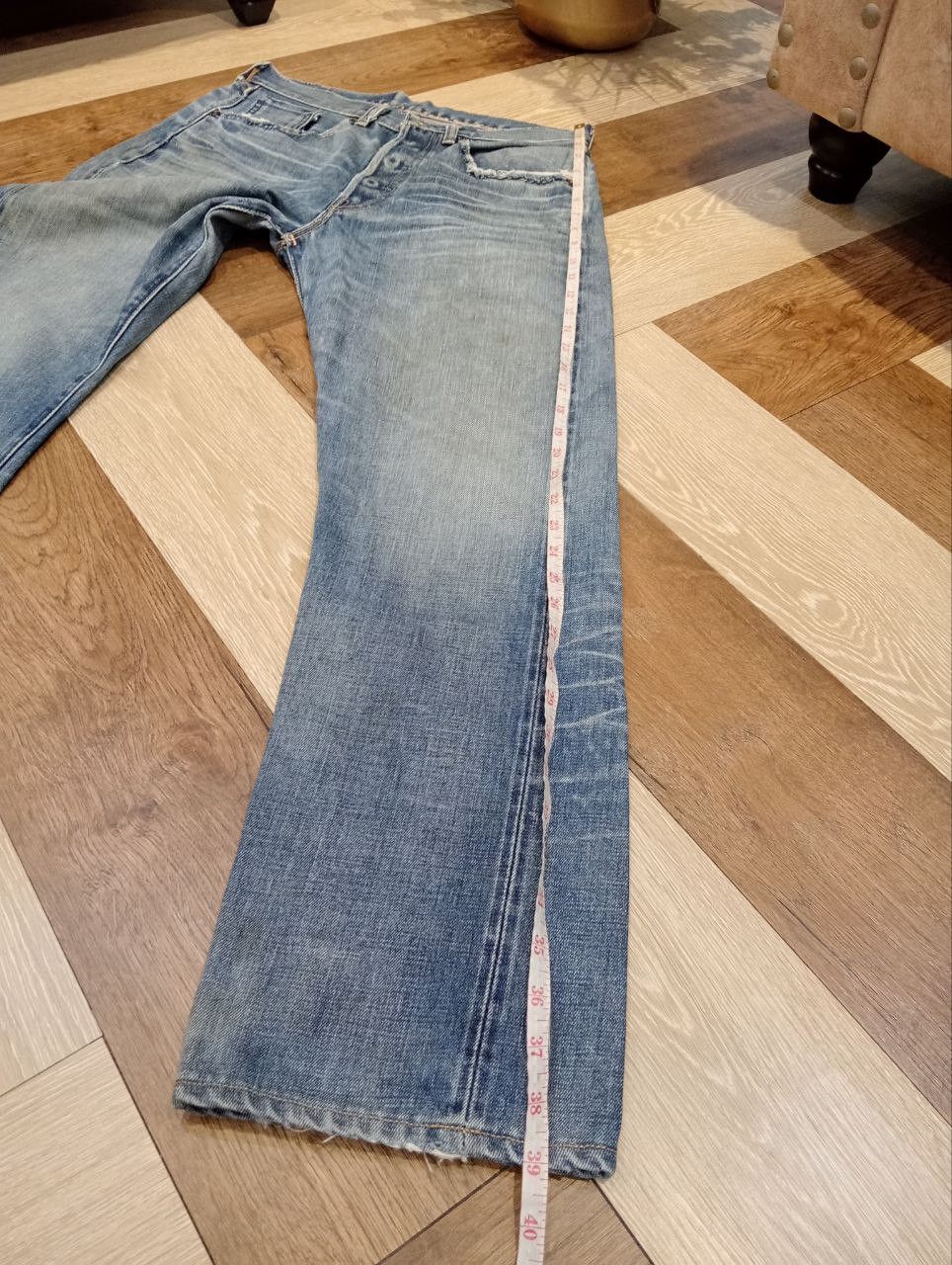 Levi's Vintage Clothing LEVI'S VINTAGE 501 CAPITAL E SELVEDGE BLUE DENIM JEANS Size US 30 / EU 46 - 22 Thumbnail