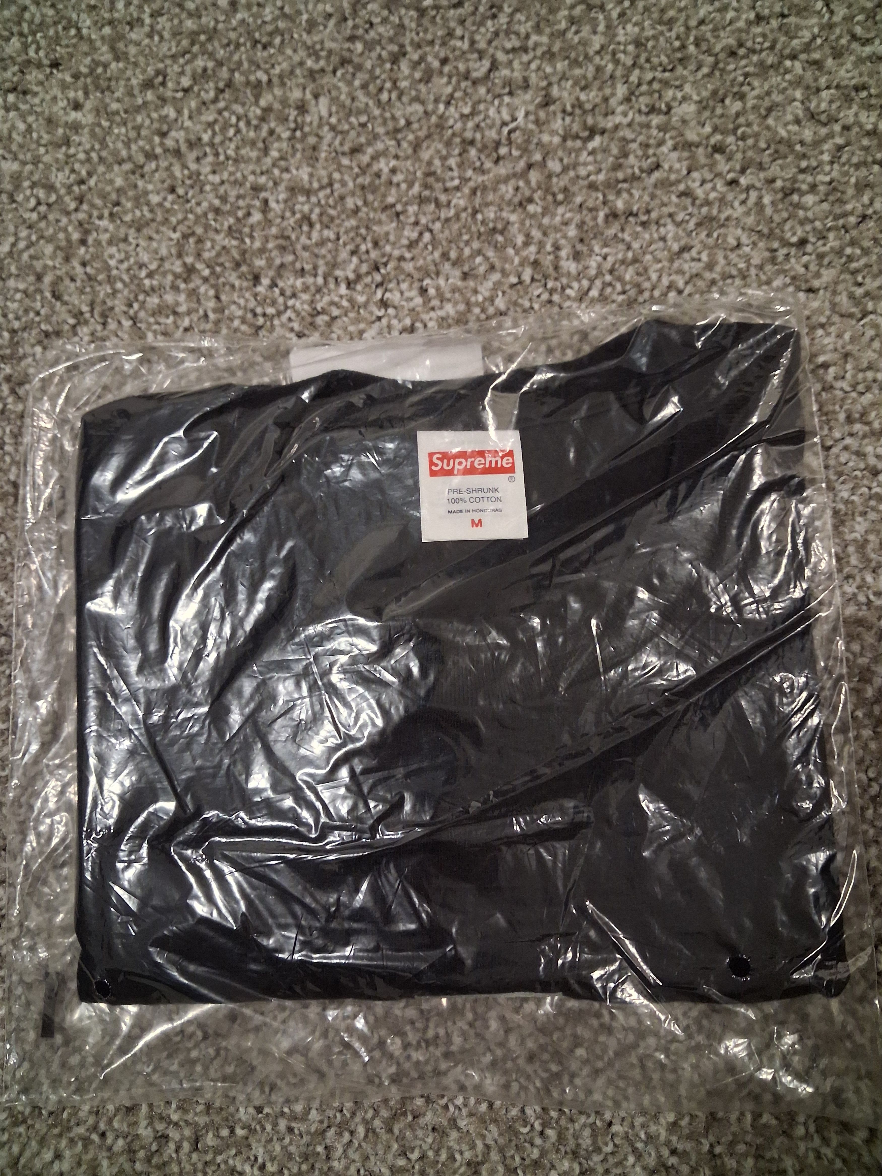 Supreme Prayer Card Box Logo Tee | Grailed