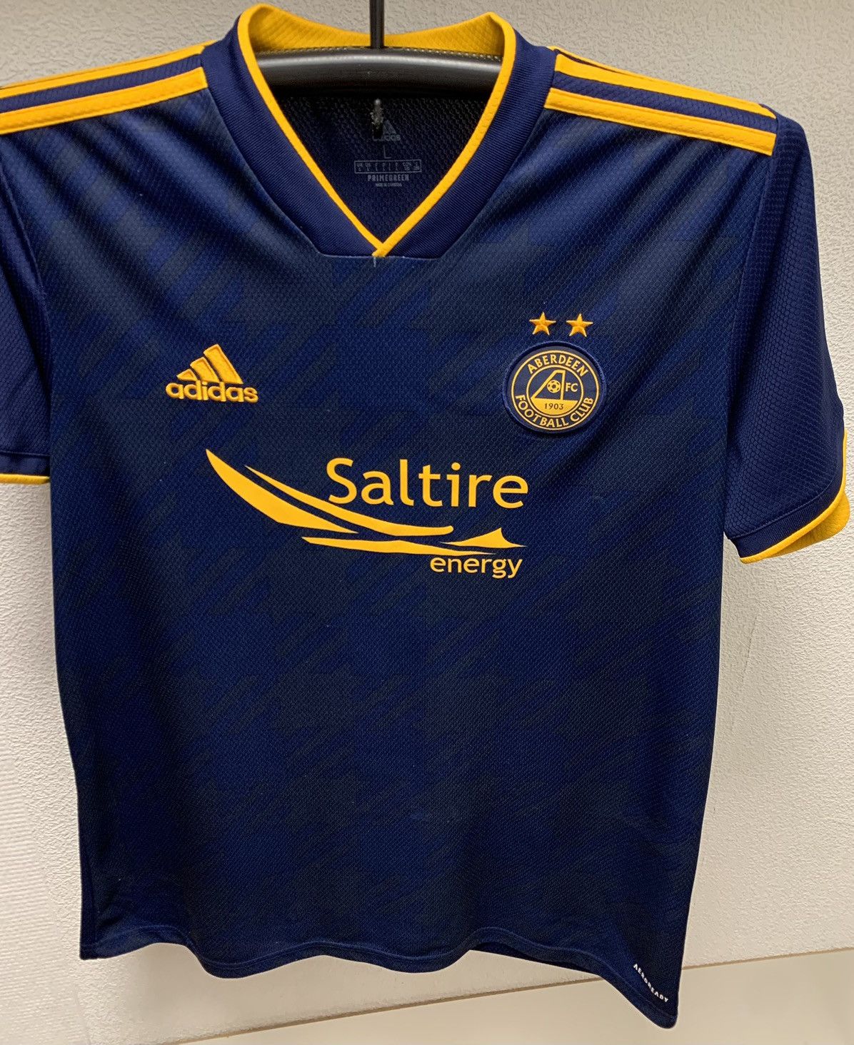 Adidas Aberdeen adidas soccer jersey Saltire L sz Size US L / EU 52-54 / 3 - 4 Thumbnail