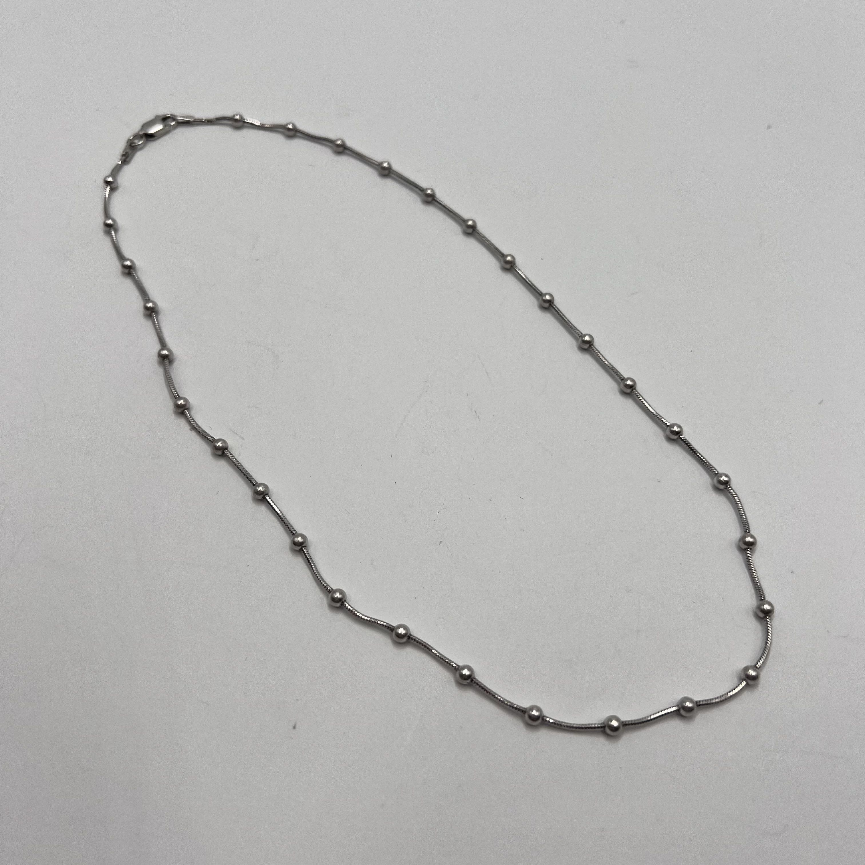 Sterling Silver Vintage Sterling Silver 925 Chain Necklace Women 5.33gr Size ONE SIZE - 6 Thumbnail