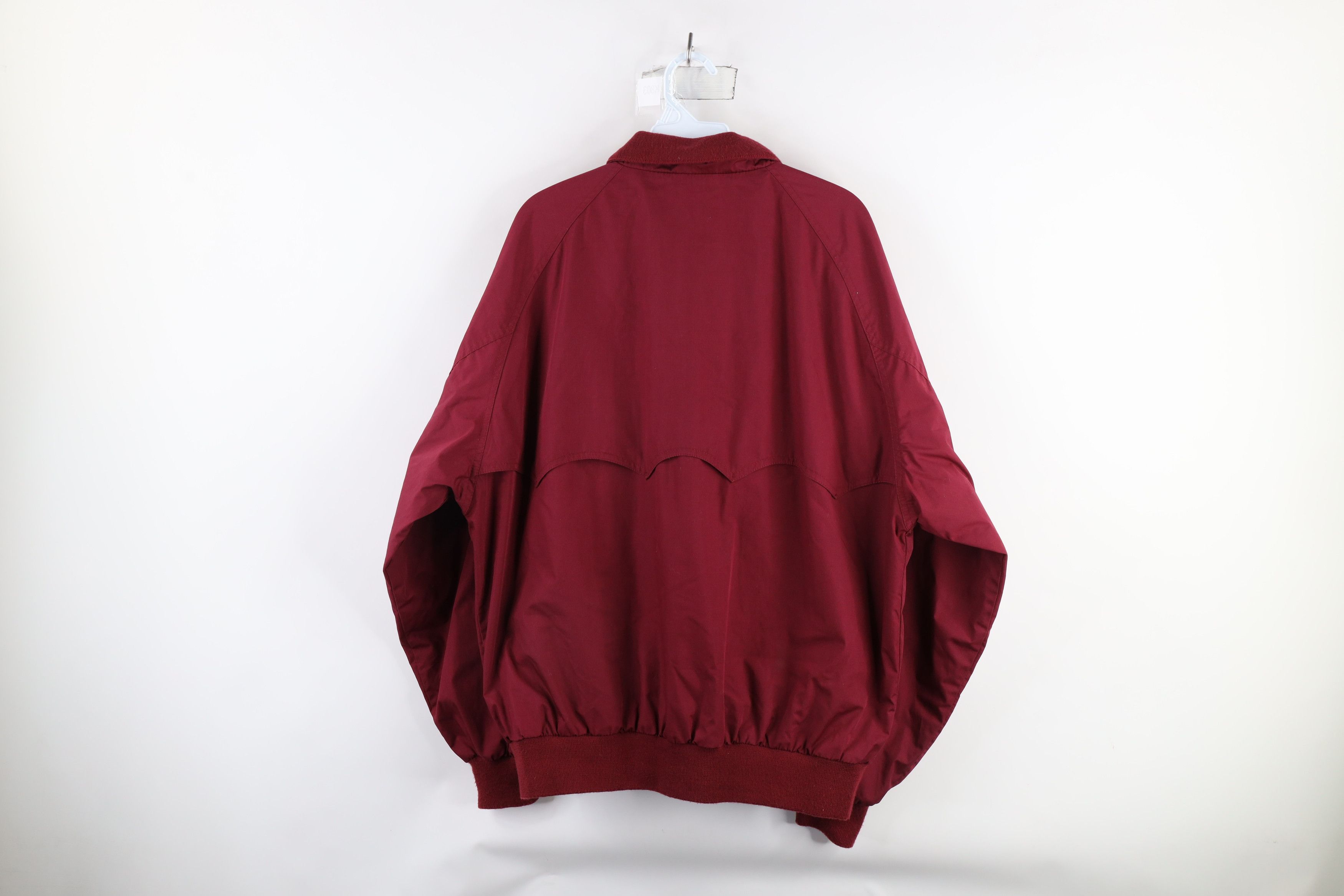 Vintage Vintage 90s Streetwear Full Zip Cafe Racer Bomber Jacket Red Size US L / EU 52-54 / 3 - 14 Thumbnail