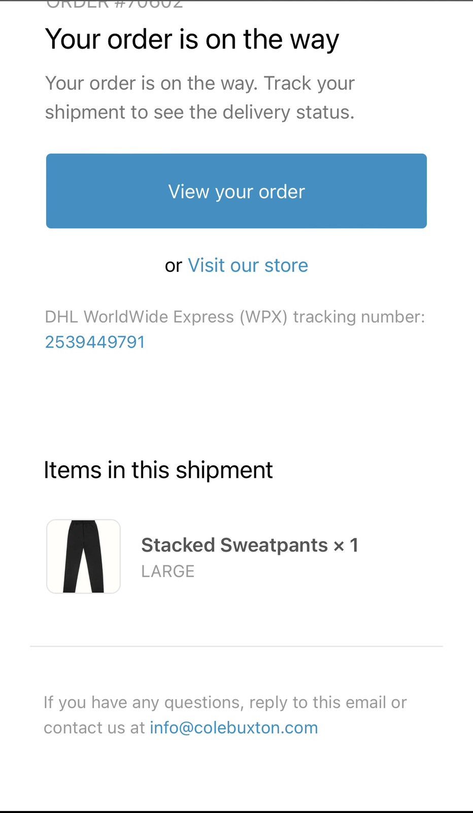 Cole Buxton Cole Buxton Stacked Sweatpant (Black) Size US 34 / EU 50 - 3 Thumbnail