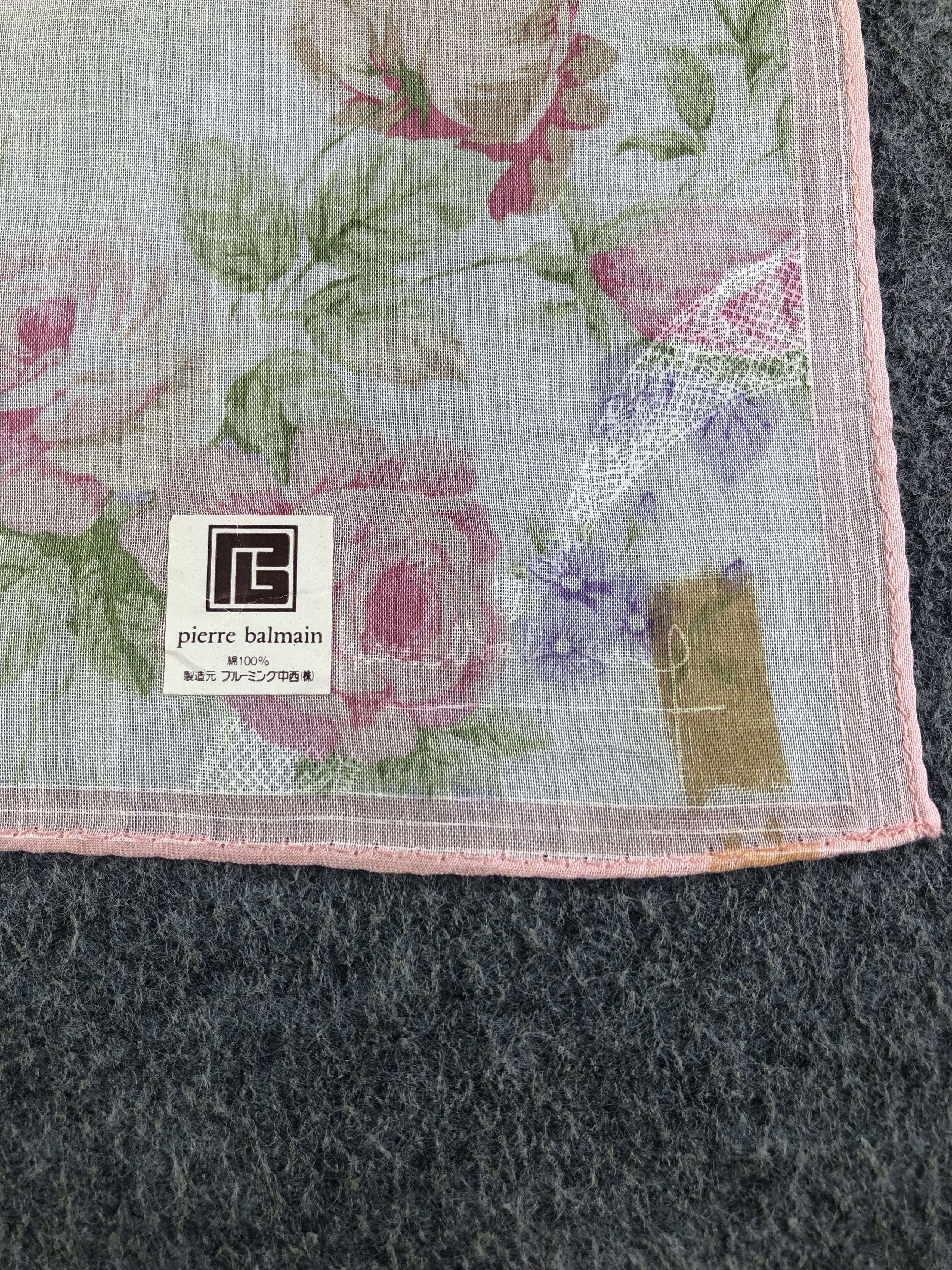 Pierre Balmain Pierre Balmain Handkerchief / Bandana / Neckerchief C482 Size ONE SIZE - 5 Thumbnail