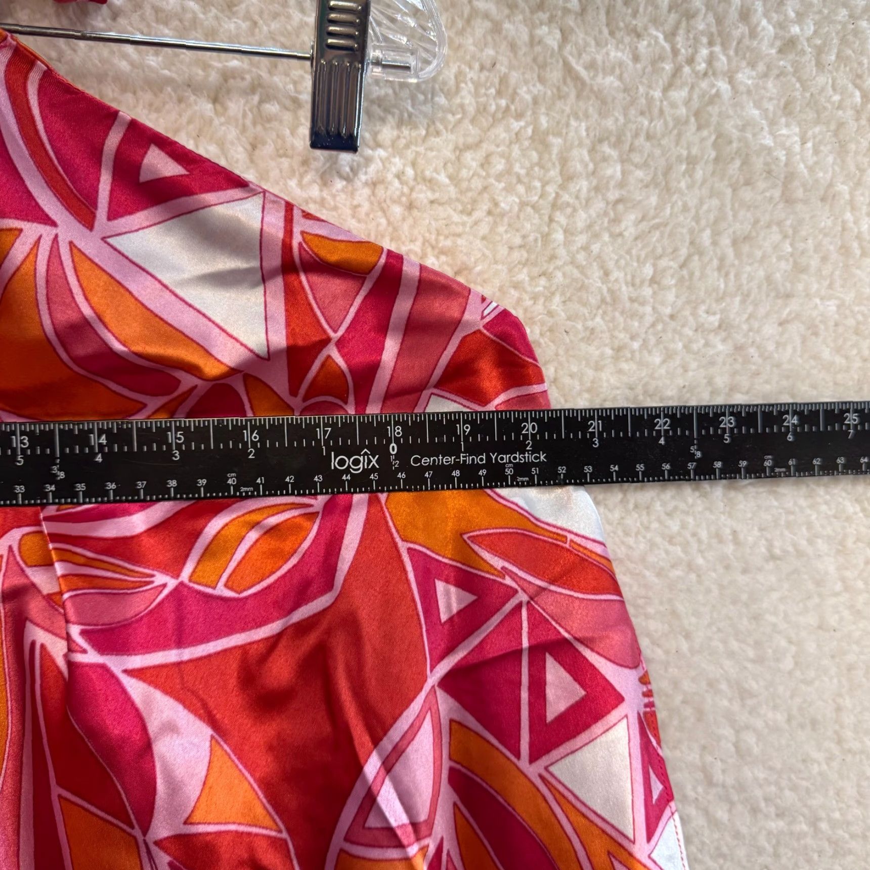 Pinko VINTAGE Y2K Halter Midi Maxi Dress Satin 2XL Pink Orange Sleeveless Boho Ashro Size XXL / US 16-18 / IT 52-54 - 4 Thumbnail
