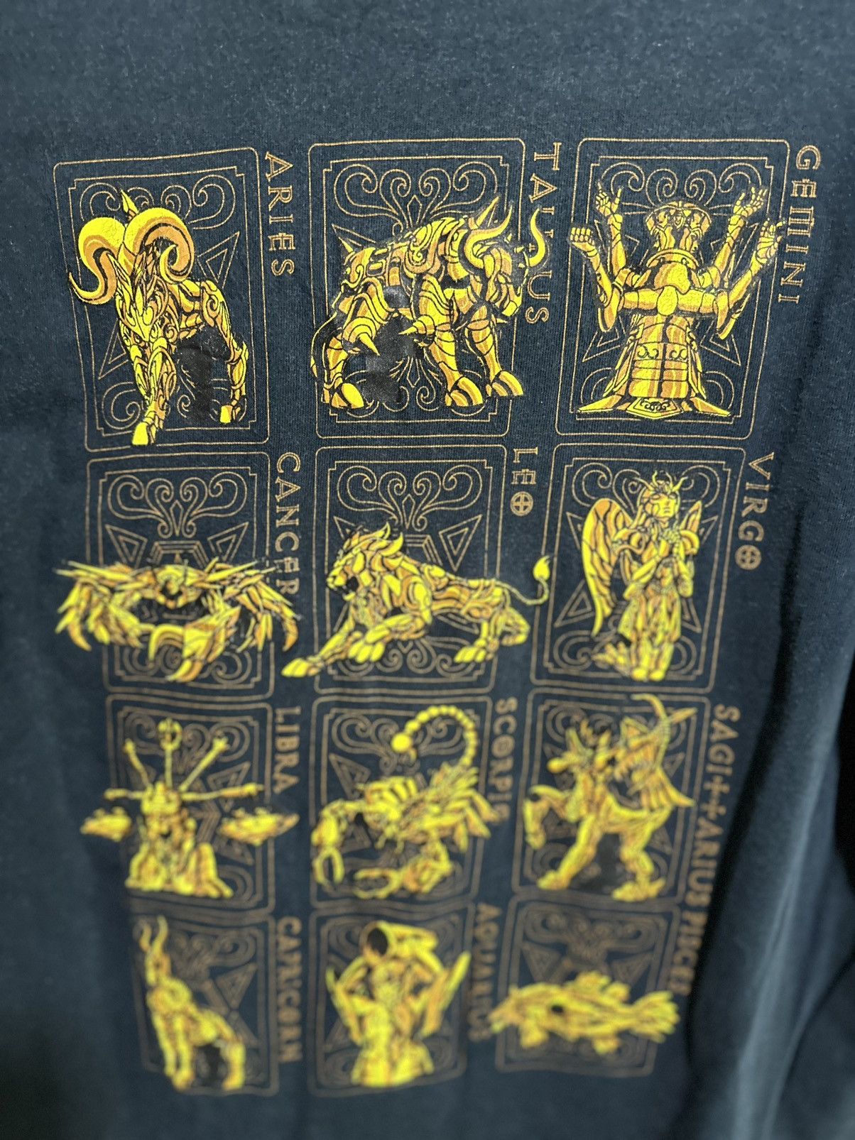 Anime Thrashed Cospa Saint Seiya Faded Tee Size US M / EU 48-50 / 2 - 8 Thumbnail
