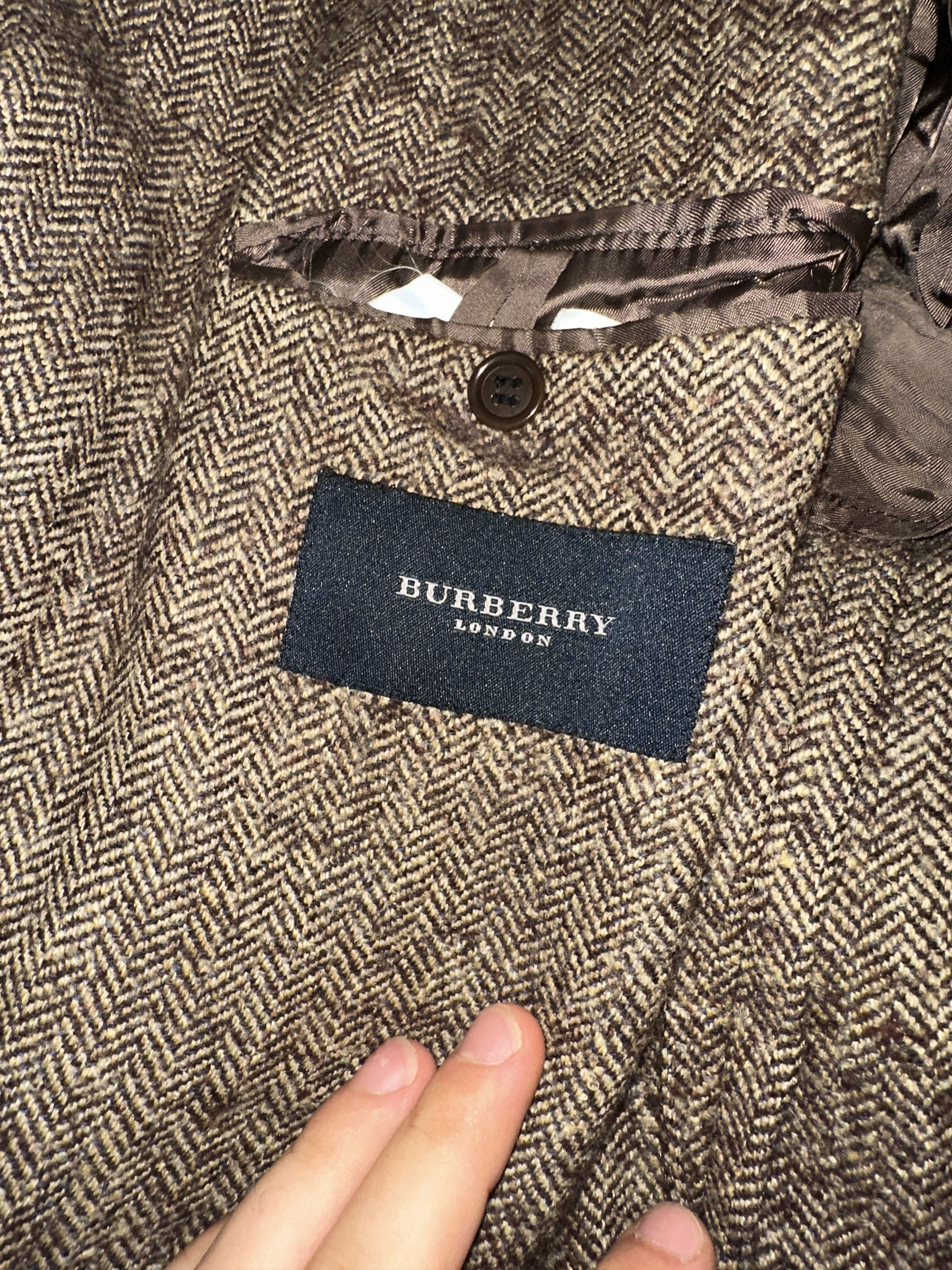 Burberry Burberry London Tweed Tux Suit Tuxedo Formal Jacket Size 52 Size 52R - 8 Thumbnail