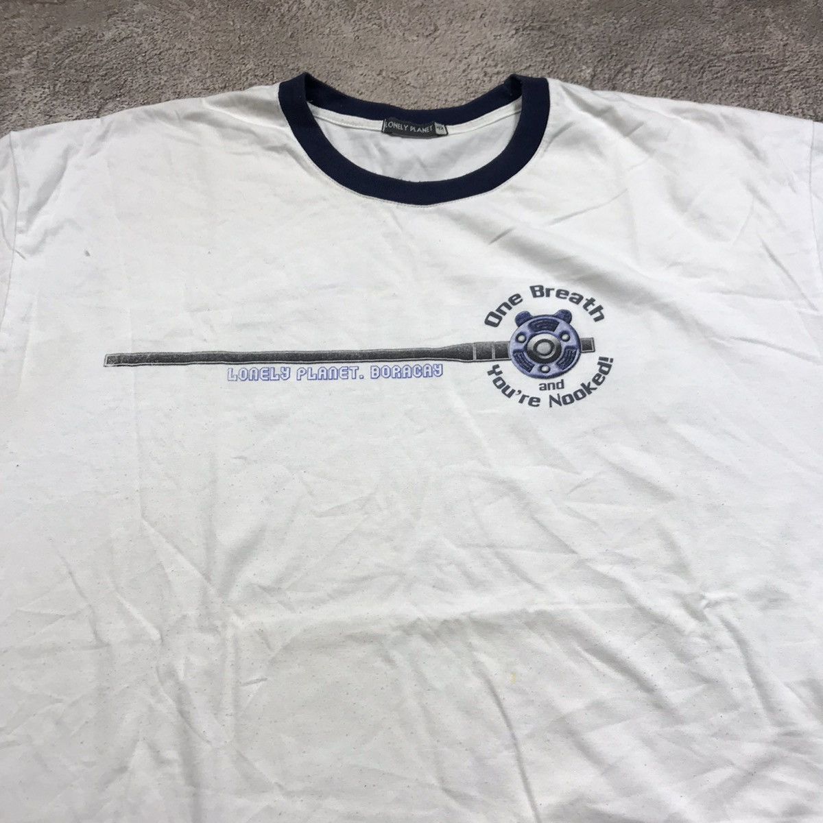 Vintage Vintage 90s Sun Faded Ringer Graphic Tee Skate Streetwear XL Size US XL / EU 56 / 4 - 3 Thumbnail