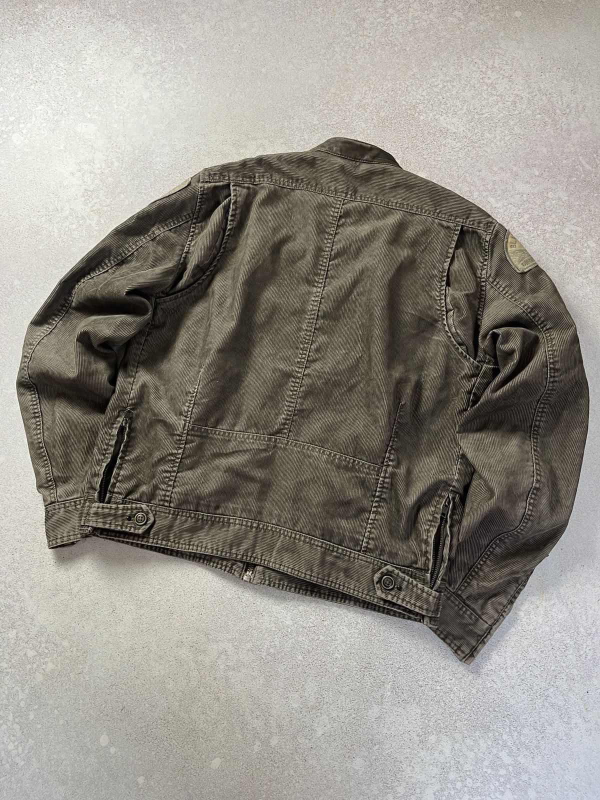 Diesel Vintage Diesel Racing Motorcycle Corduroy Jacket Cafe Racer Size US XL / EU 56 / 4 - 4 Thumbnail