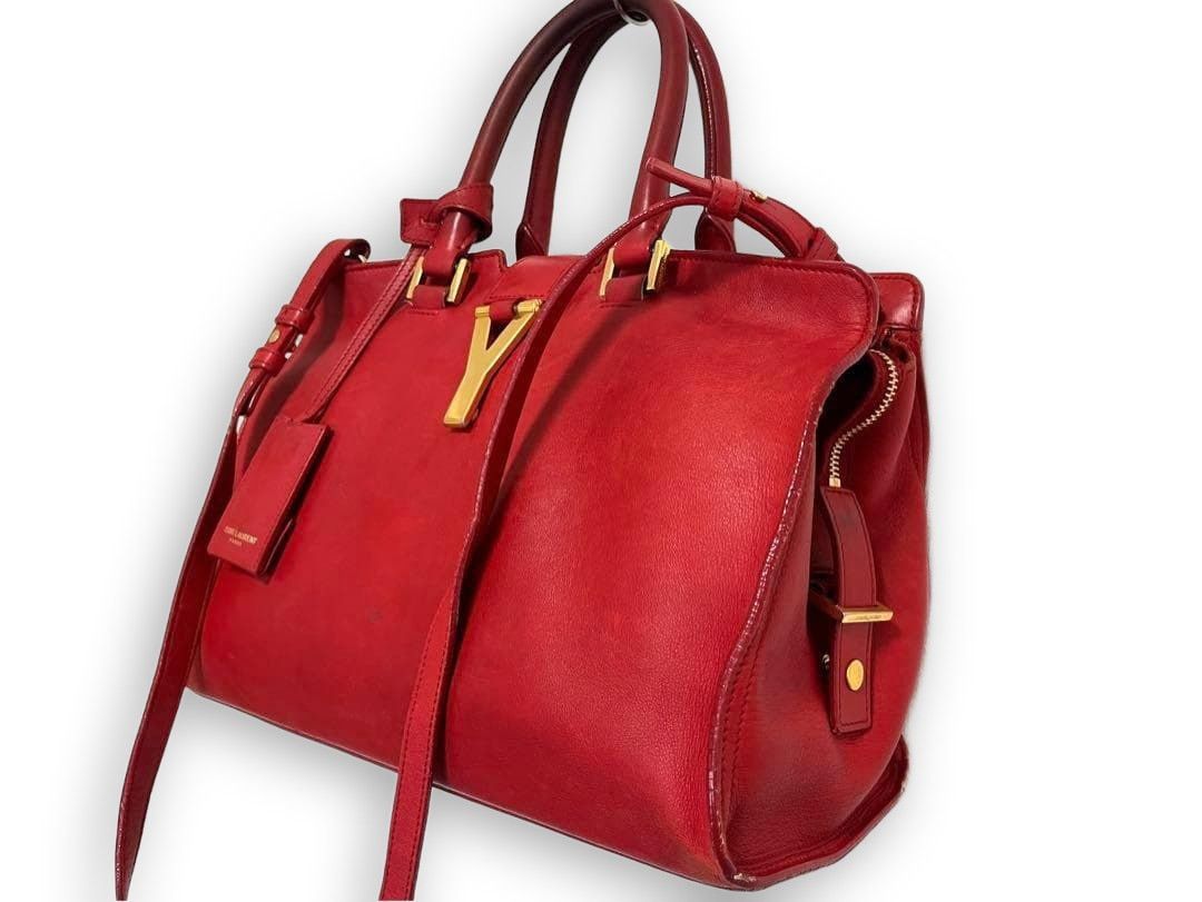 Yves Saint Laurent Yves Saint Laurent - Preloved Cabas Y-Line Boston Bag Size ONE SIZE - 3 Thumbnail