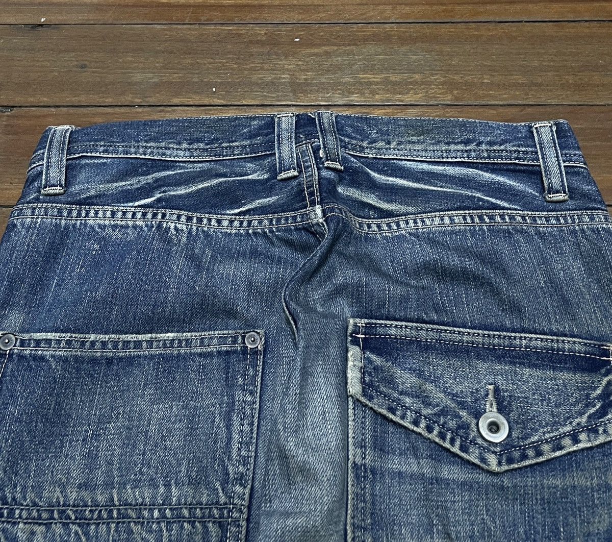 Japanese Brand Very Rare Design Vintage Brand Johnbull X Kojima Jeans 1990s Size US 29 - 4 Thumbnail