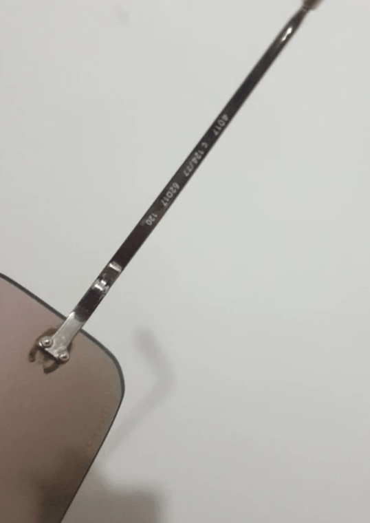 Chanel CHANEL Sunglasses 4017 Mask Rimless Rhinestone Vintage Size ONE SIZE - 7 Thumbnail